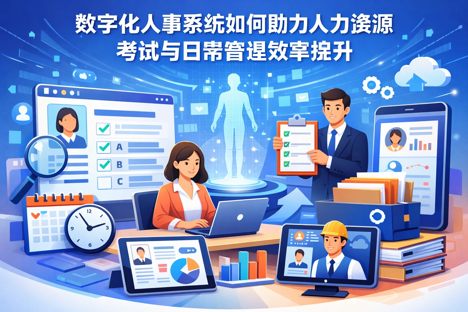 数字化人事系统如何助力人力资源考试与日常管理效率提升