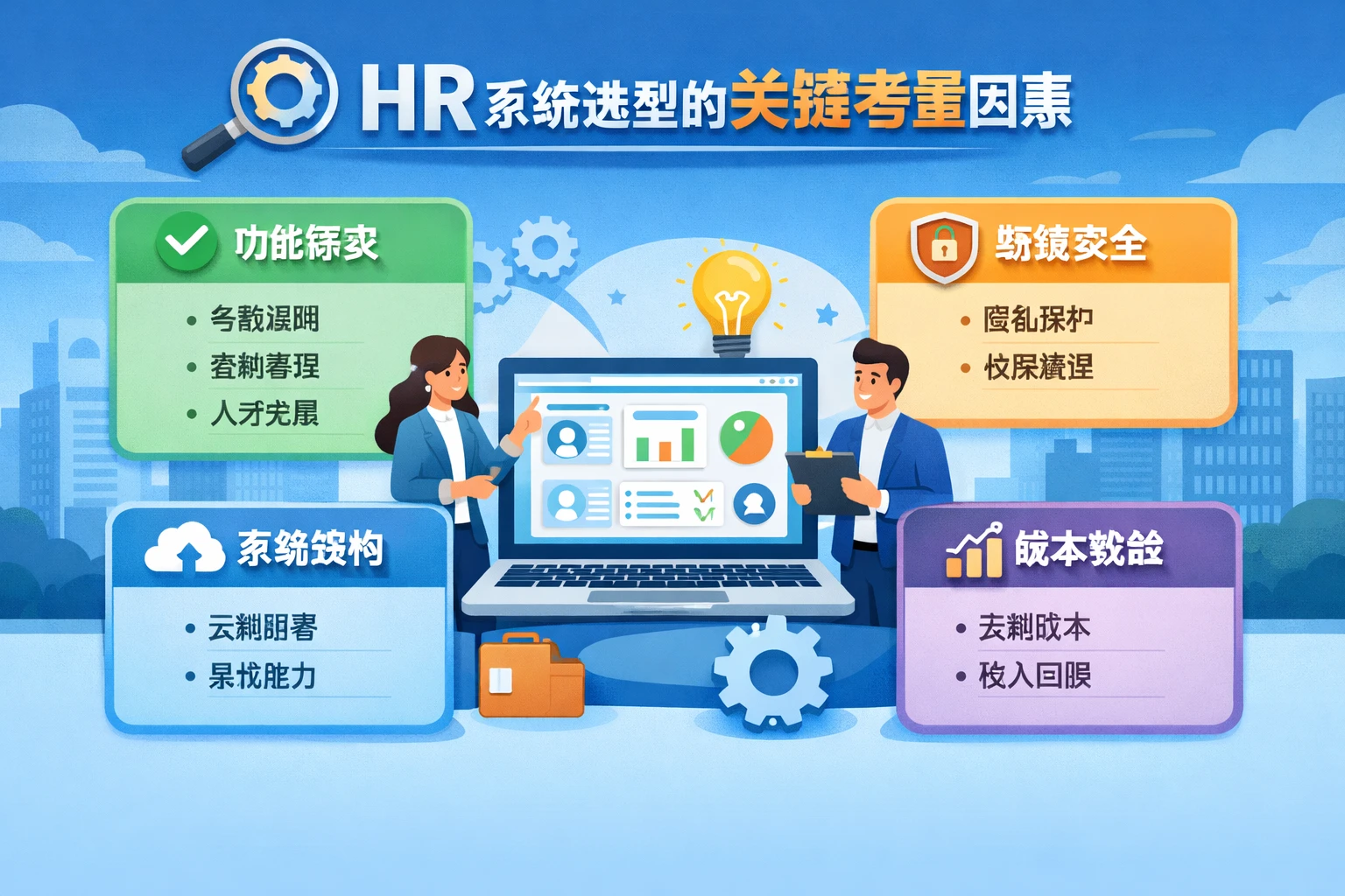 HR系统选型的关键考量因素