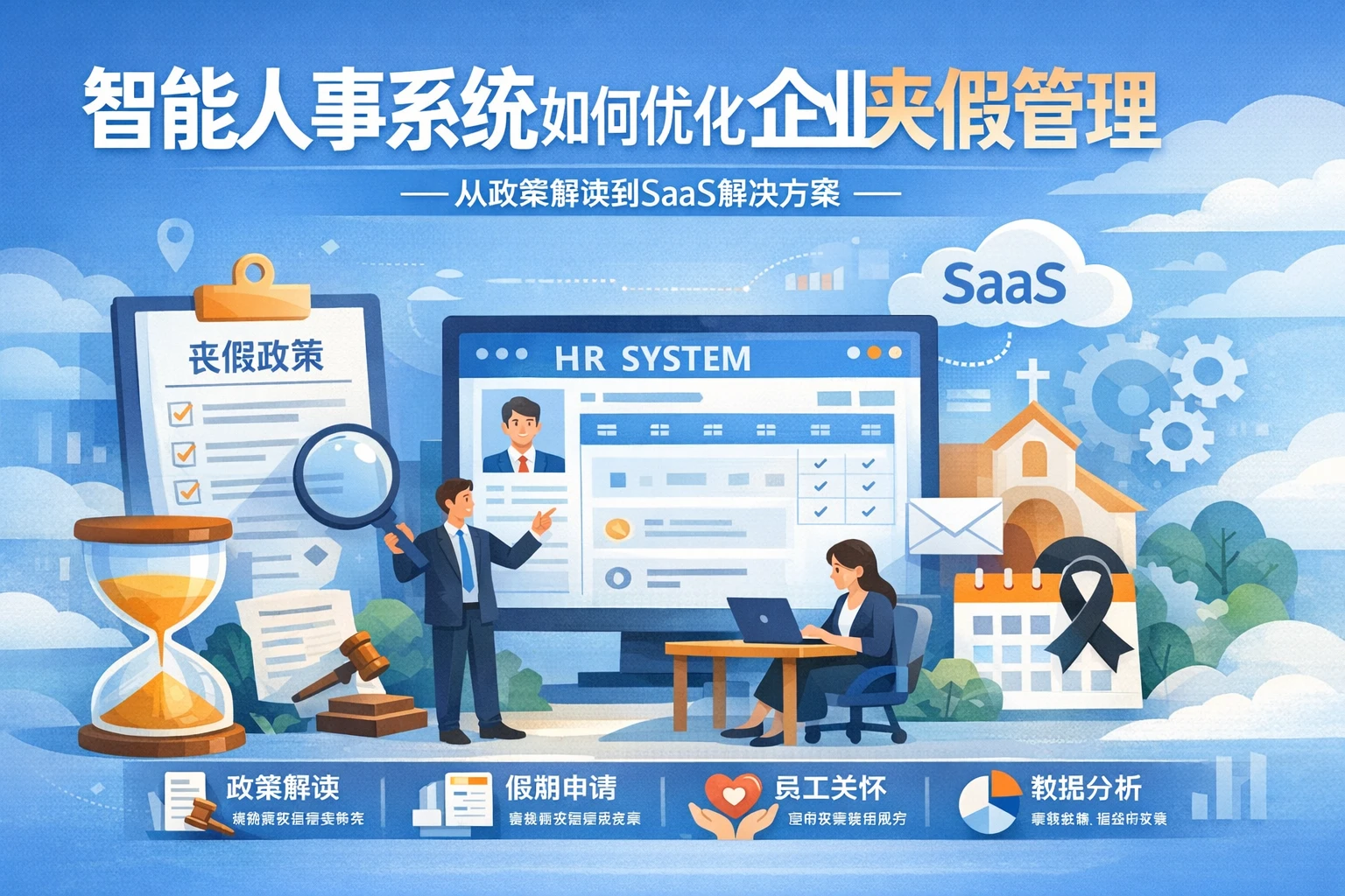 智能人事系统如何优化企业丧假管理——从政策解读到SaaS解决方案