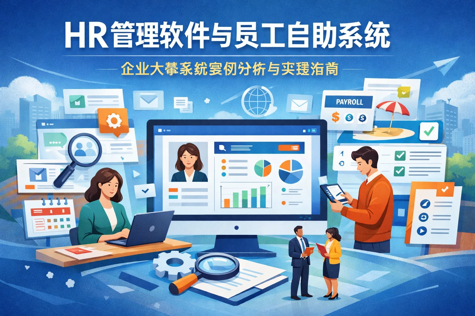 HR管理软件与员工自助系统：企业人事系统案例分析与实践指南