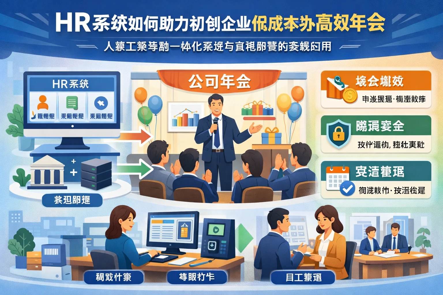 HR系统如何助力初创企业低成本举办高效年会：人事工资考勤一体化系统与本地部署的实践应用