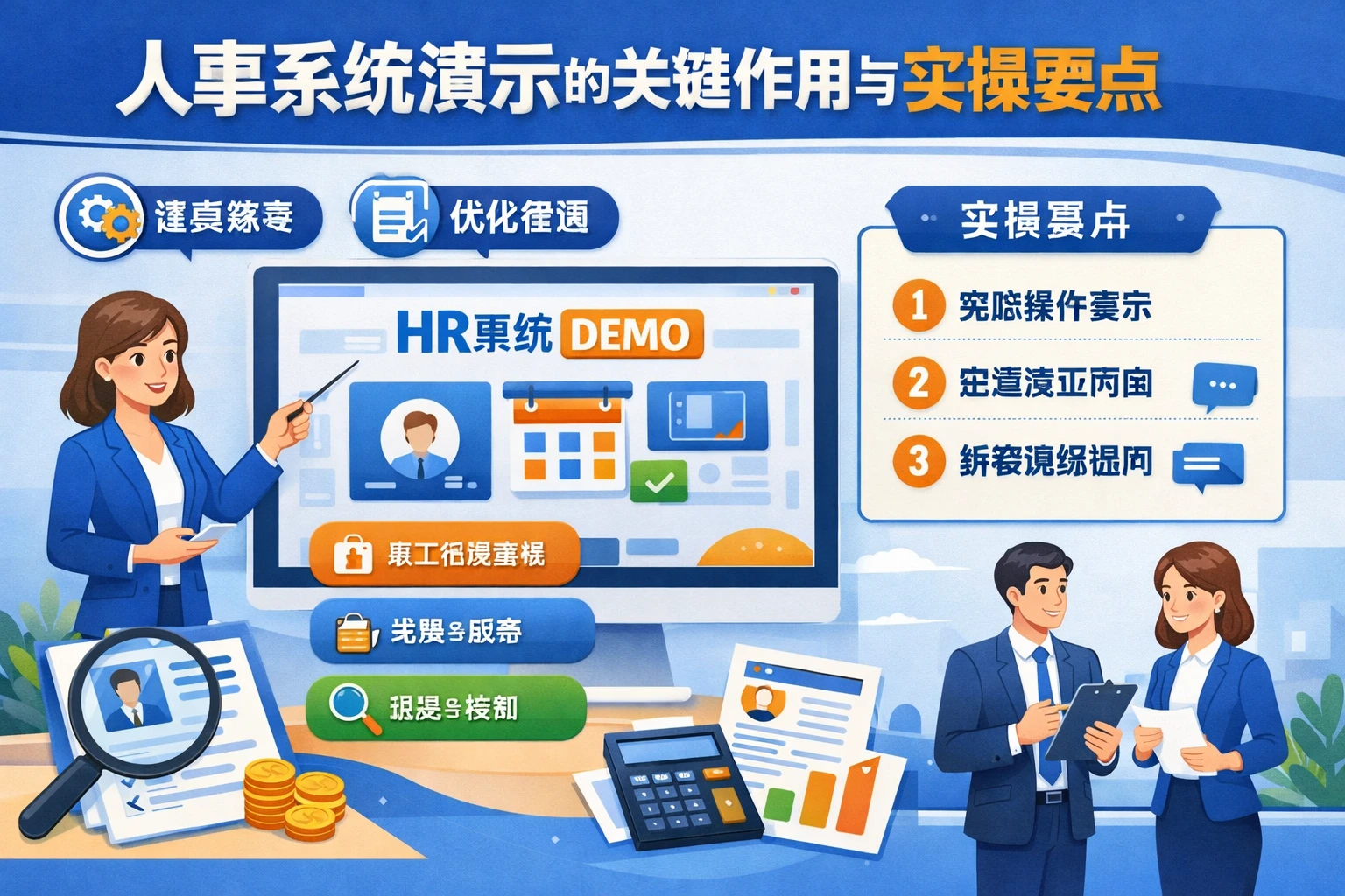 人事系统演示的关键作用与实操要点