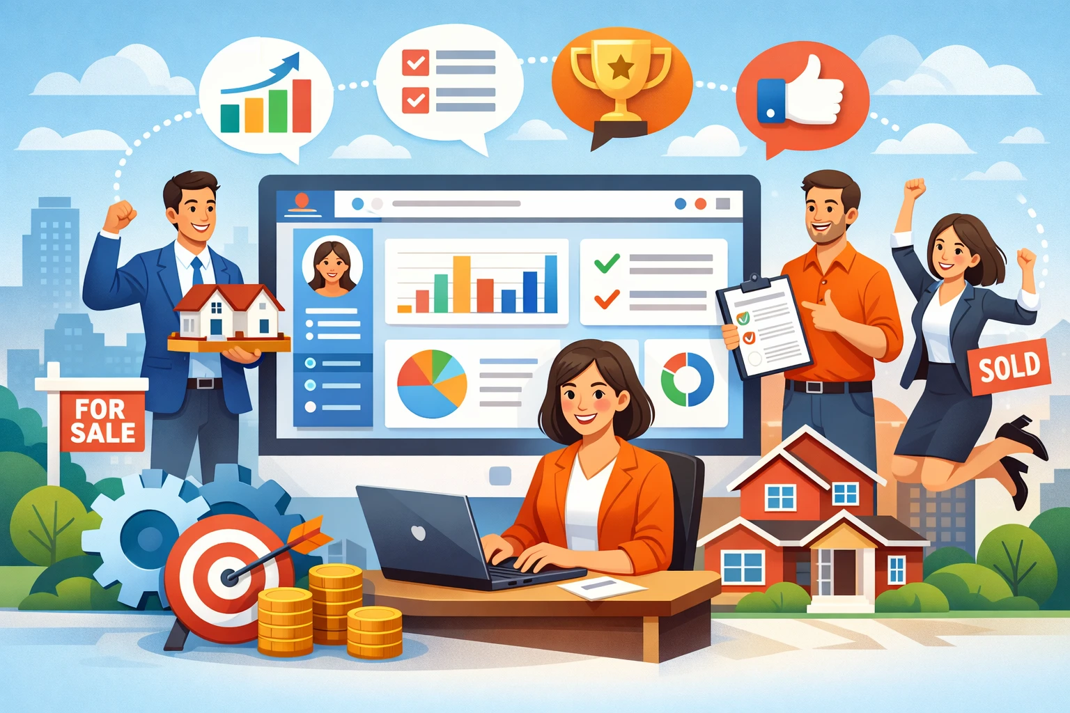 利用HR管理软件优化员工管理系统，提升房地产销售团队积极性