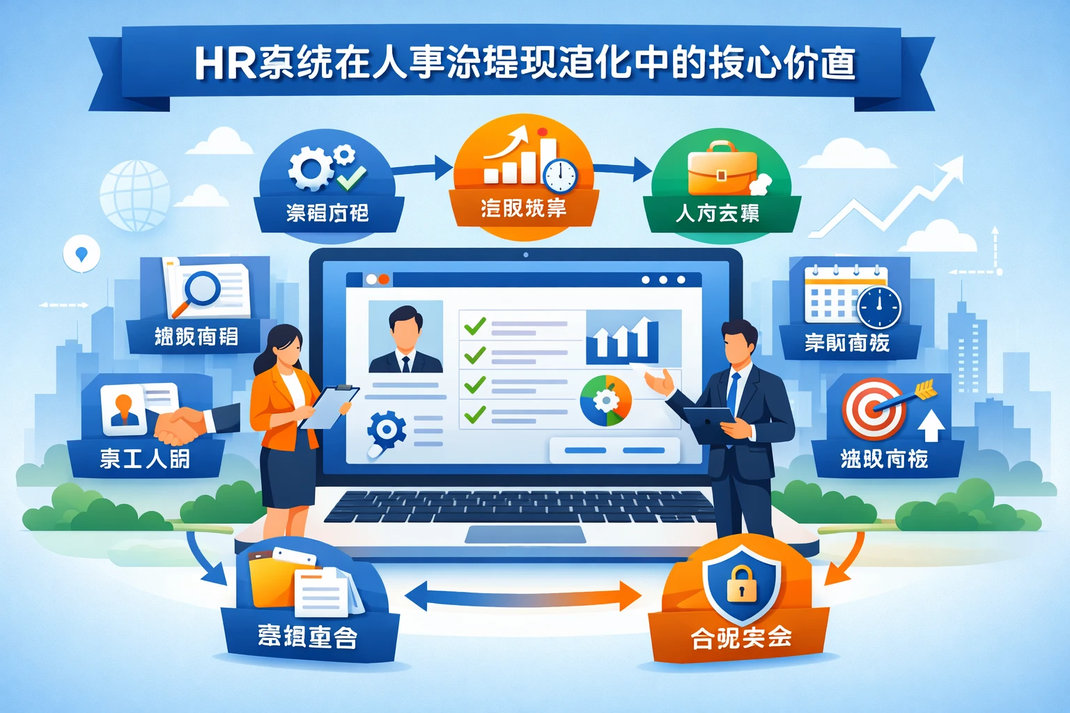 HR系统在人事流程规范化中的核心价值