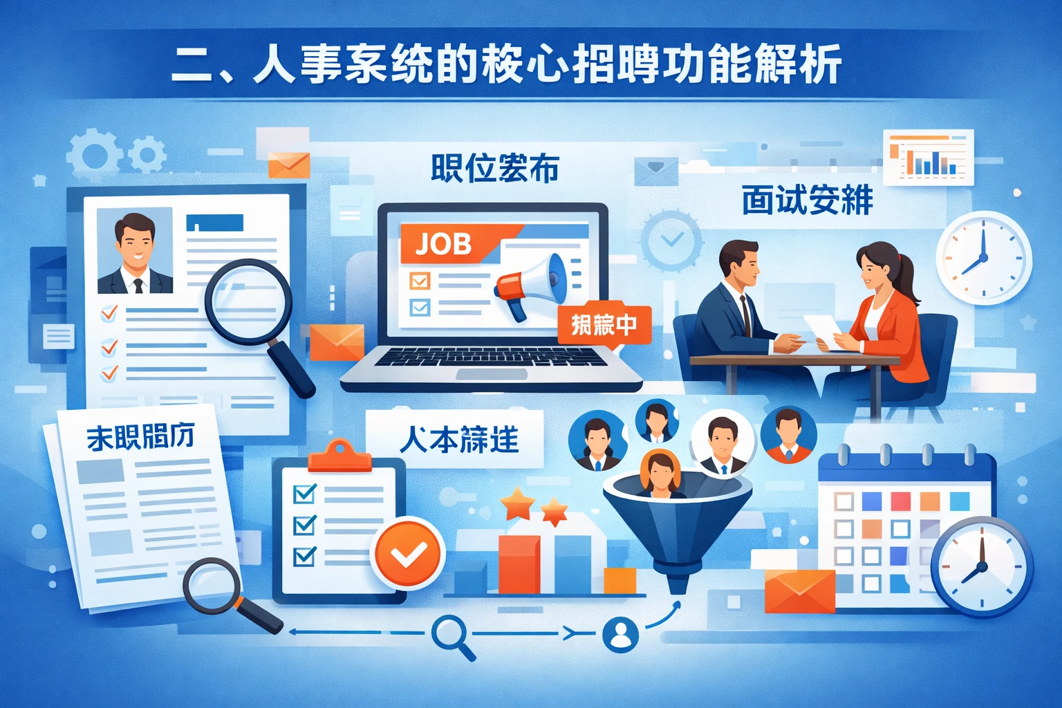 二、人事系统的核心招聘功能解析