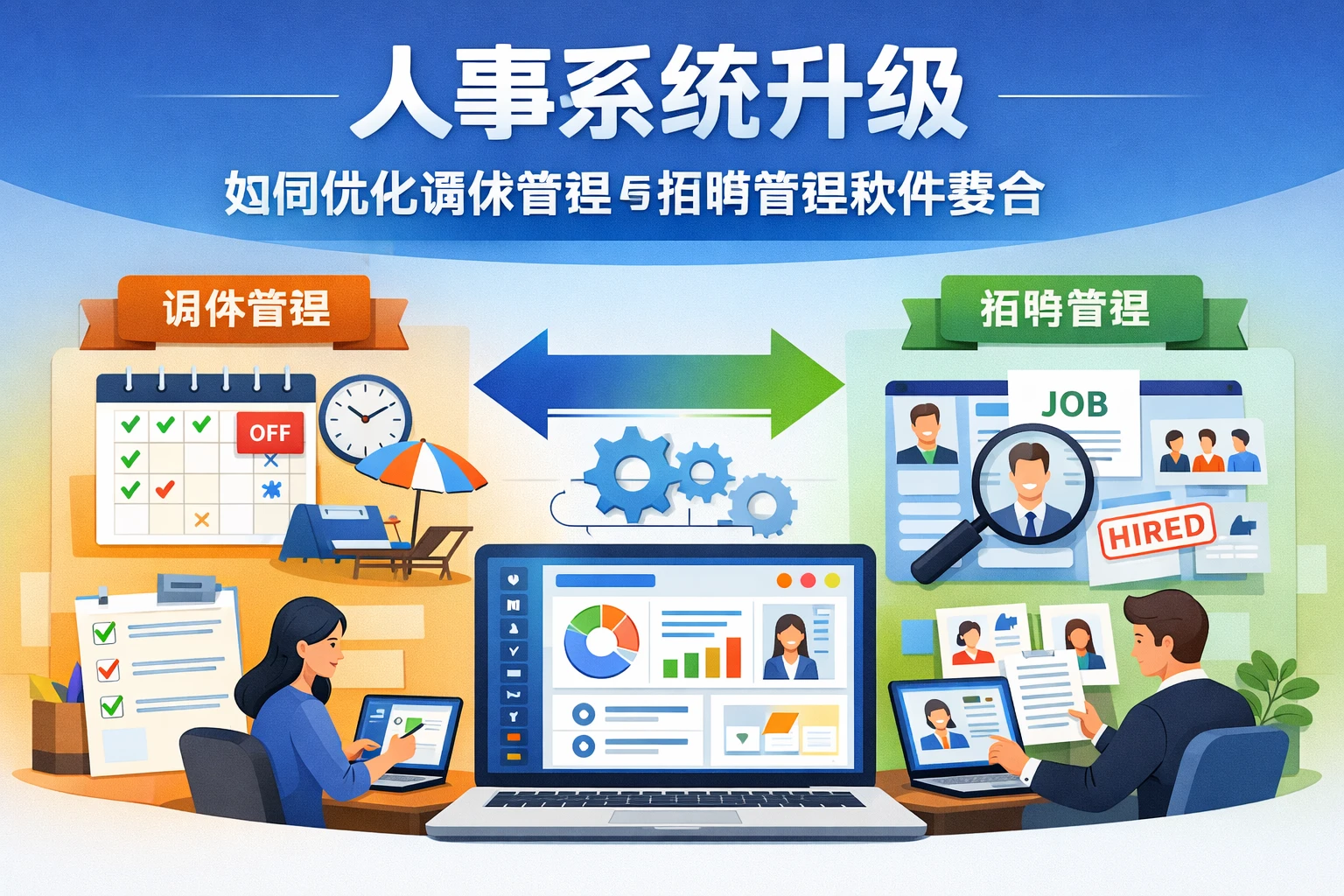 人事系统升级如何优化调休管理与招聘管理软件整合