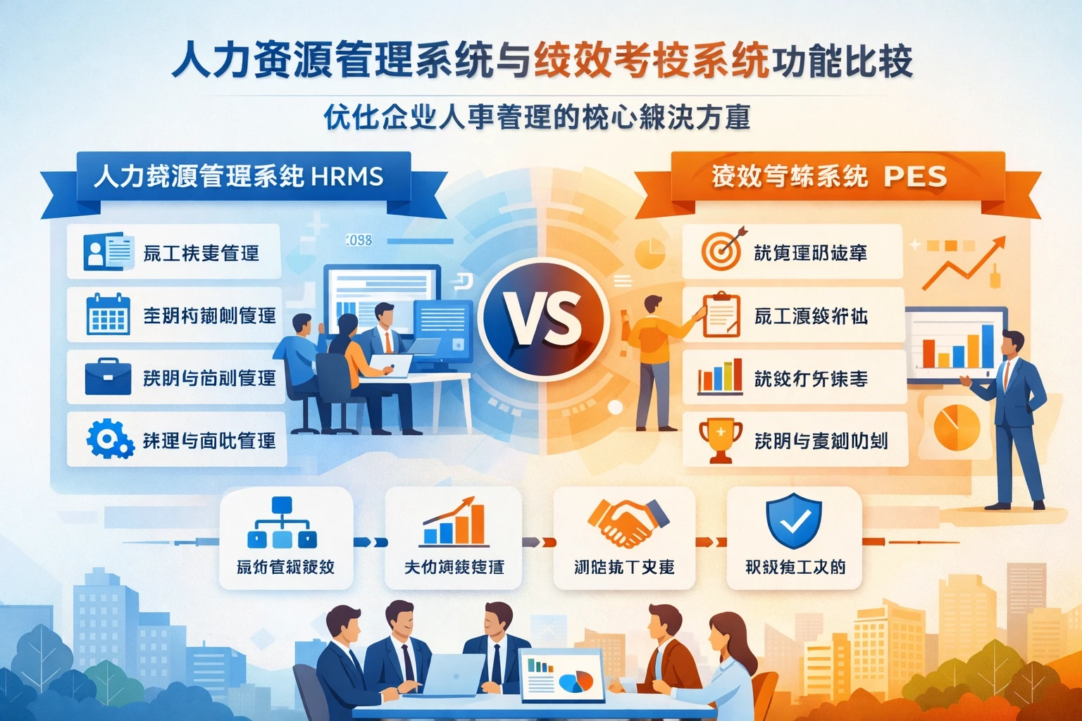 人力资源管理系统与绩效考核系统功能比较:优化企业人事管理的核心解决方案