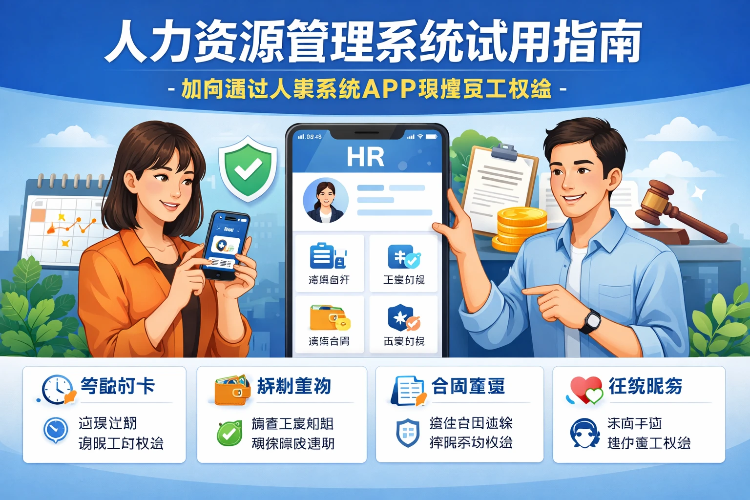 人力资源管理系统试用指南：如何通过人事系统APP保障员工权益