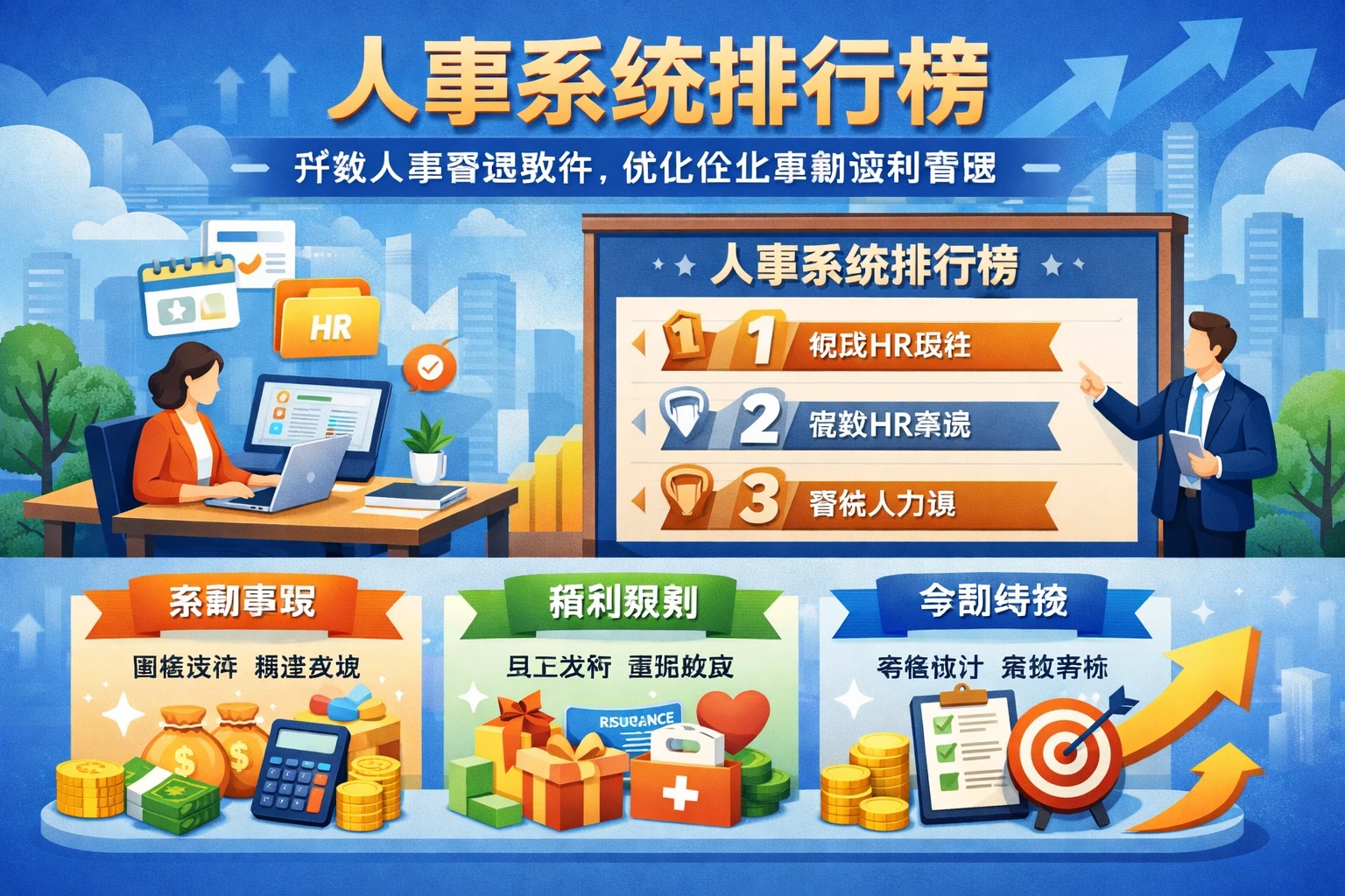 人事系统排行榜：升级人事管理软件，优化企业薪酬福利管理