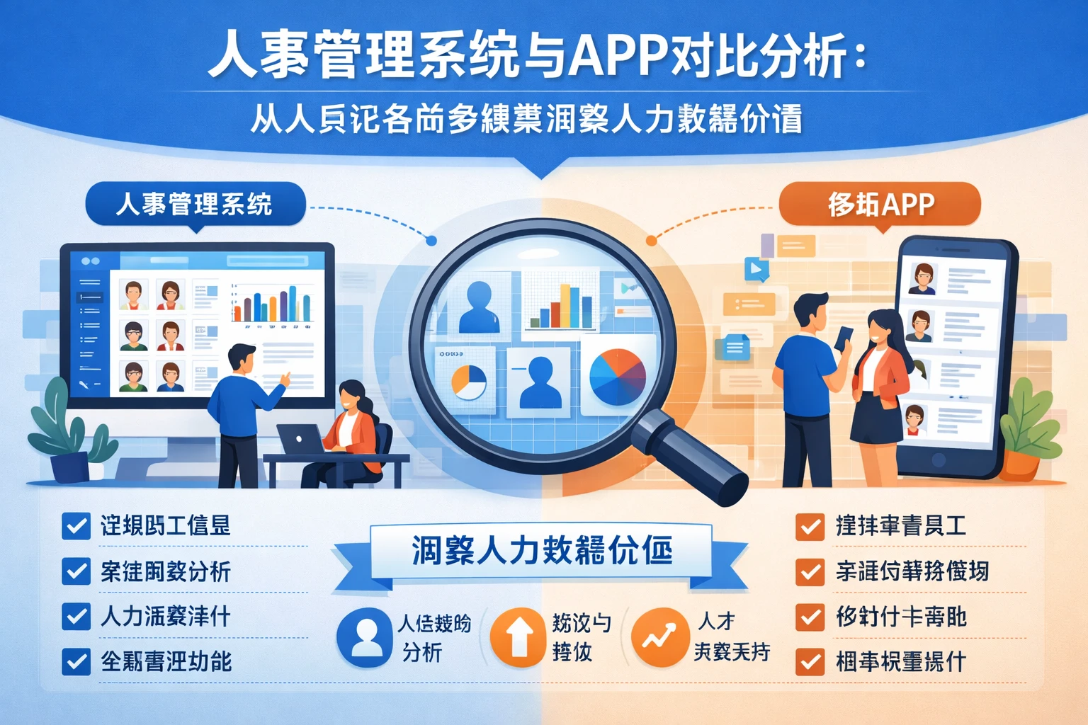 人事管理系统与APP对比分析：从人员花名册多维度洞察人力数据价值