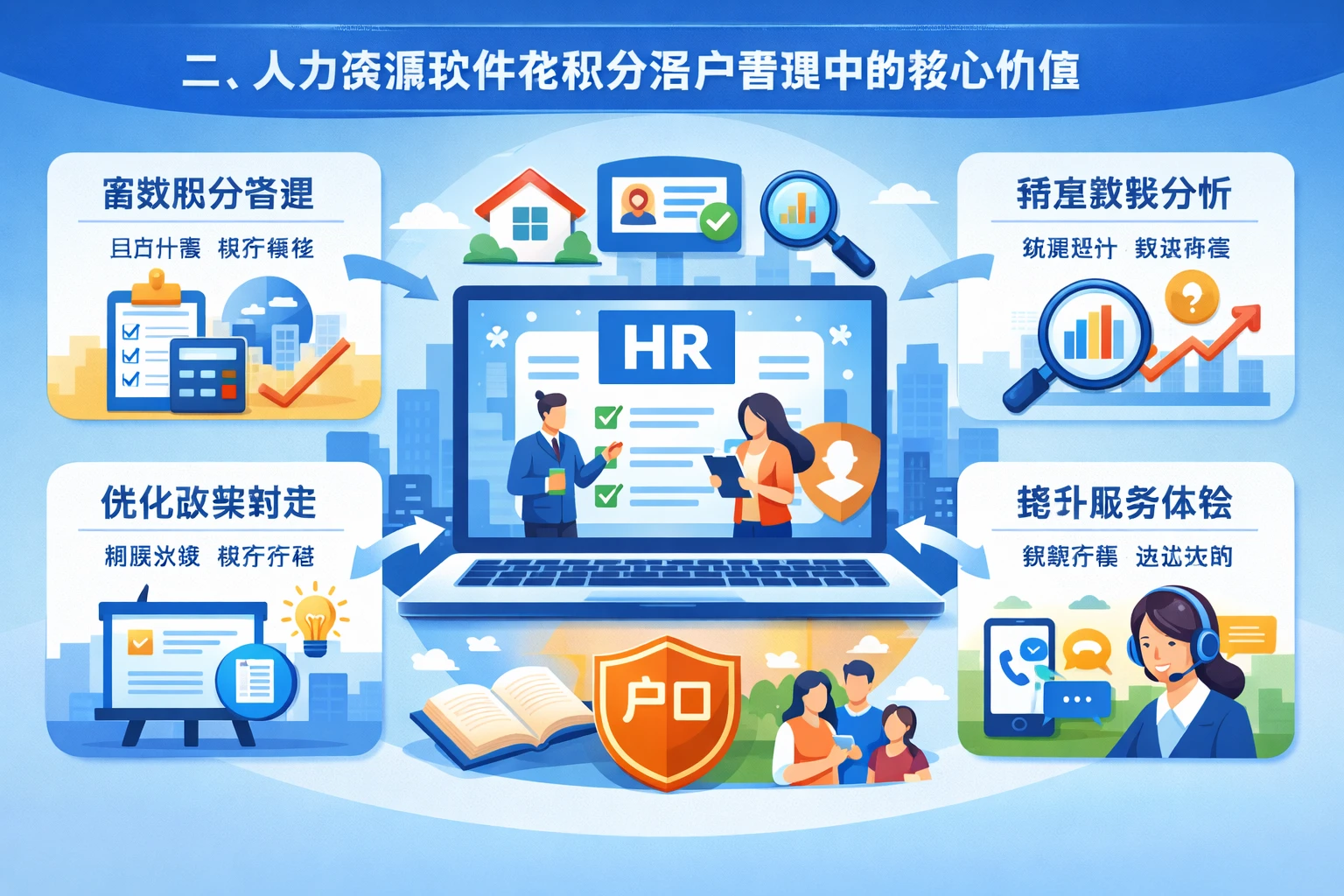 二、人力资源软件在积分落户管理中的核心价值