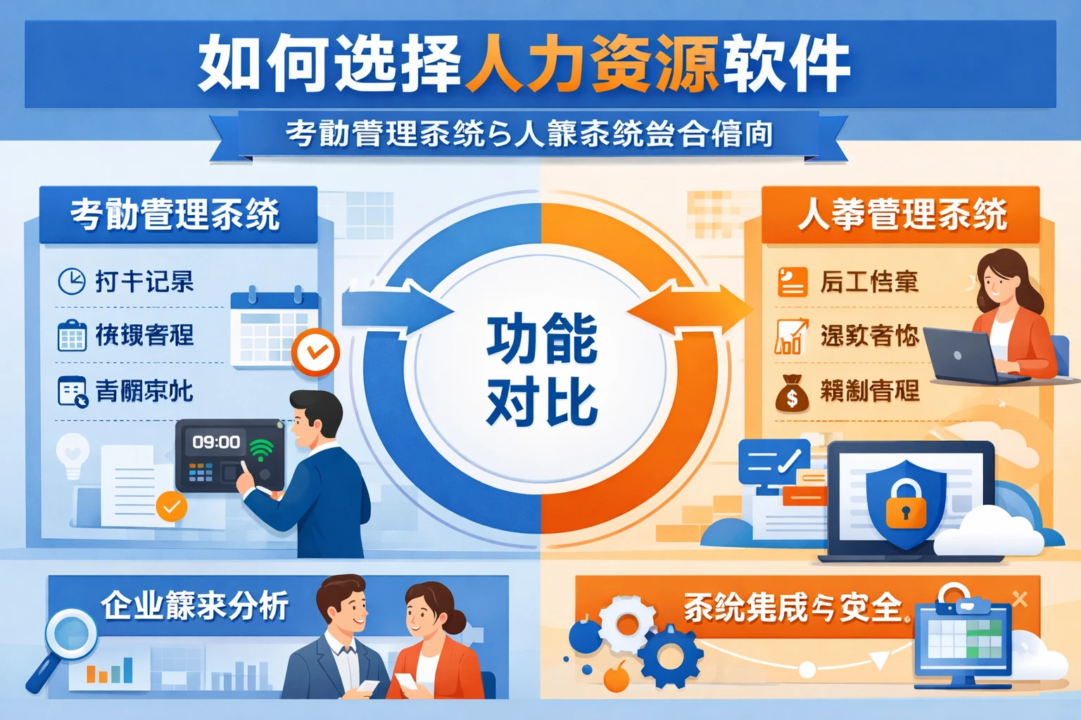 如何选择人力资源软件：考勤管理系统与人事系统综合指南