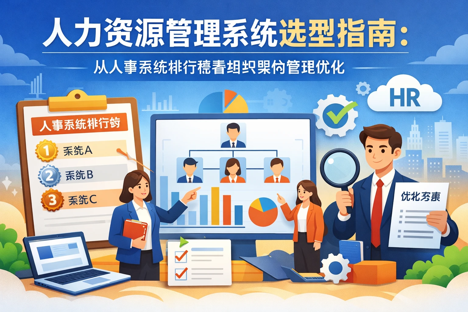 人力资源管理系统选型指南：从人事系统排行榜看组织架构管理优化
