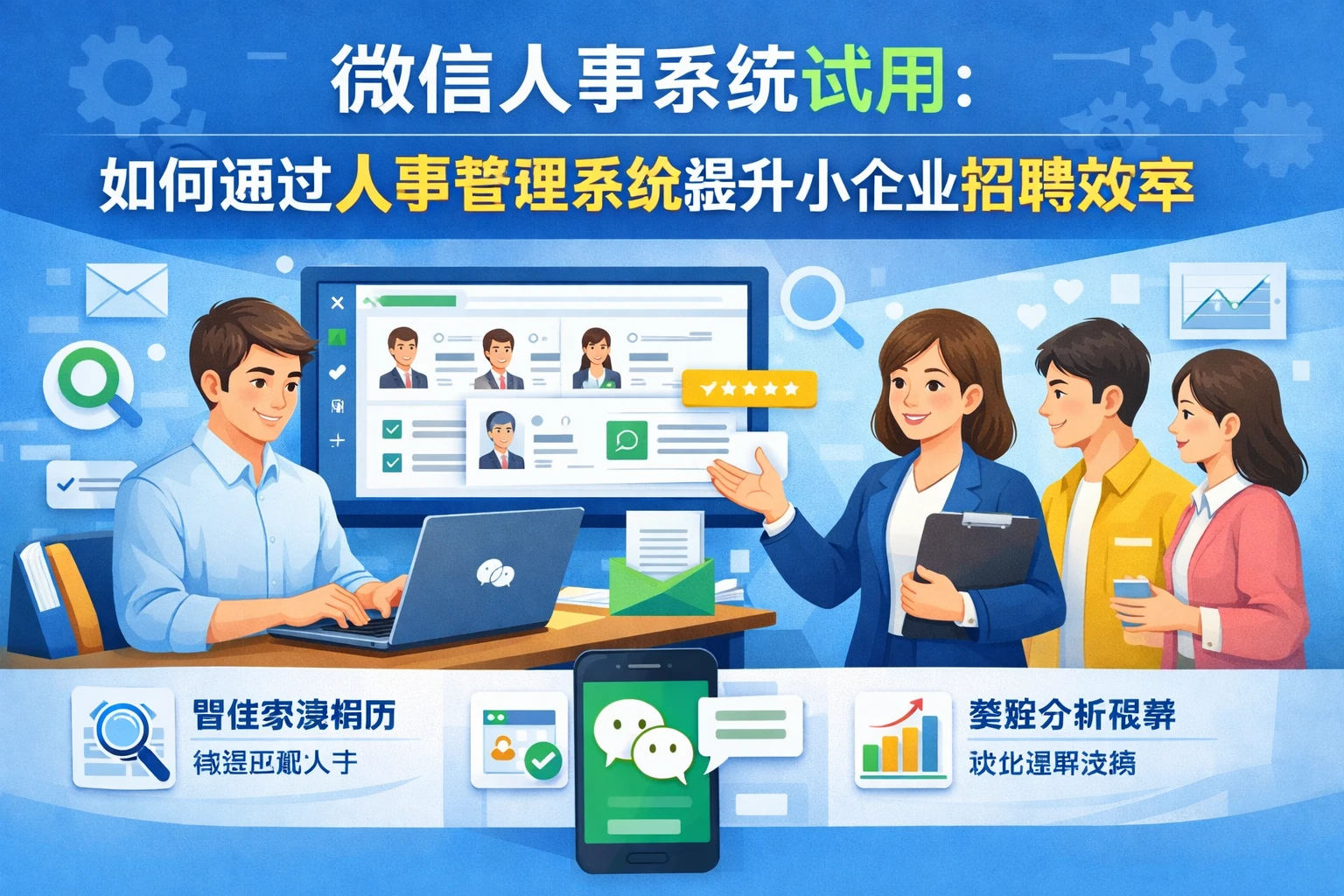 微信人事系统试用：如何通过人事管理系统提升小企业招聘效率