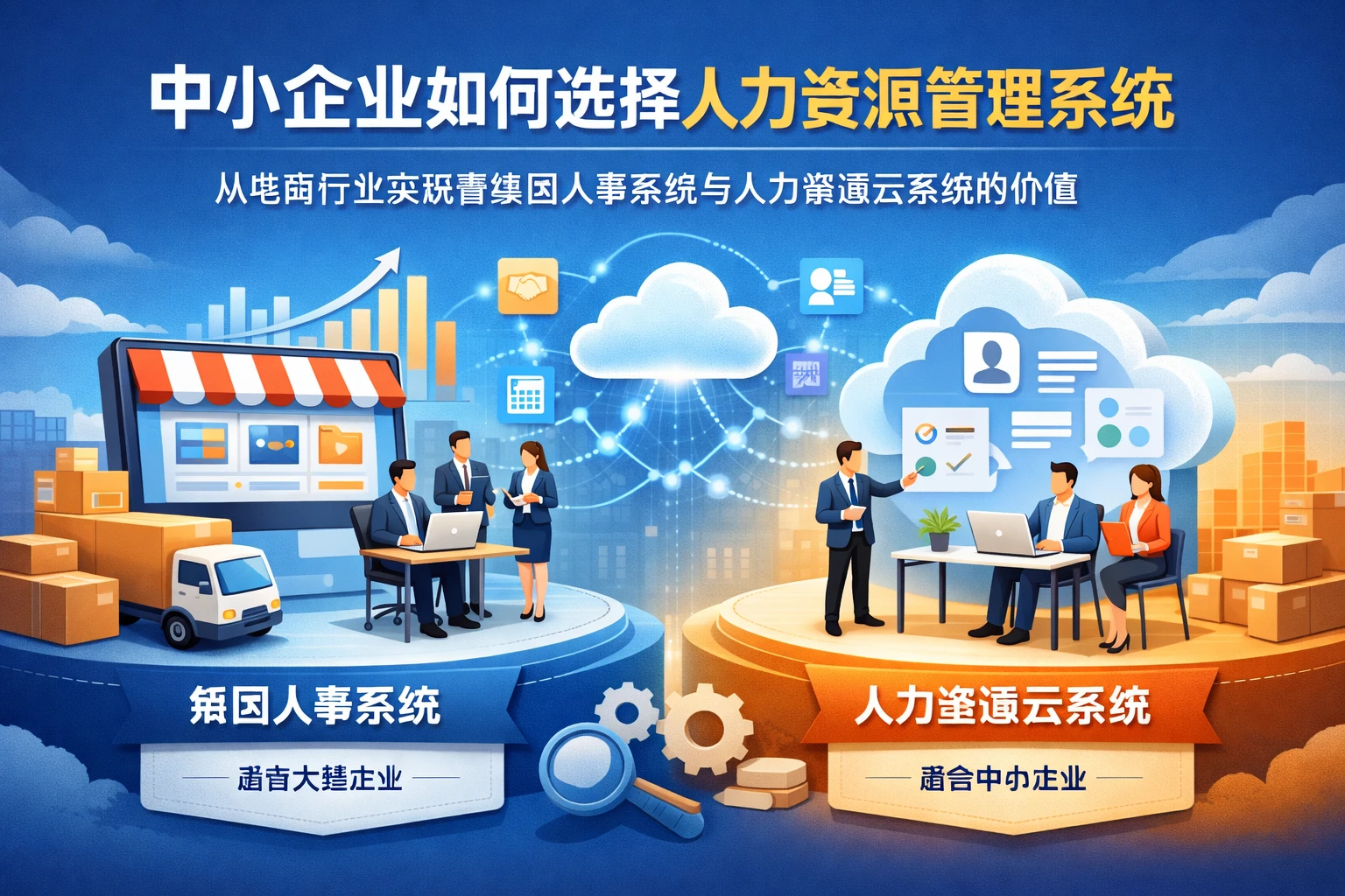 中小企业如何选择人力资源管理系统:从电商行业实践看集团人事系统与人力资源云系统的价值