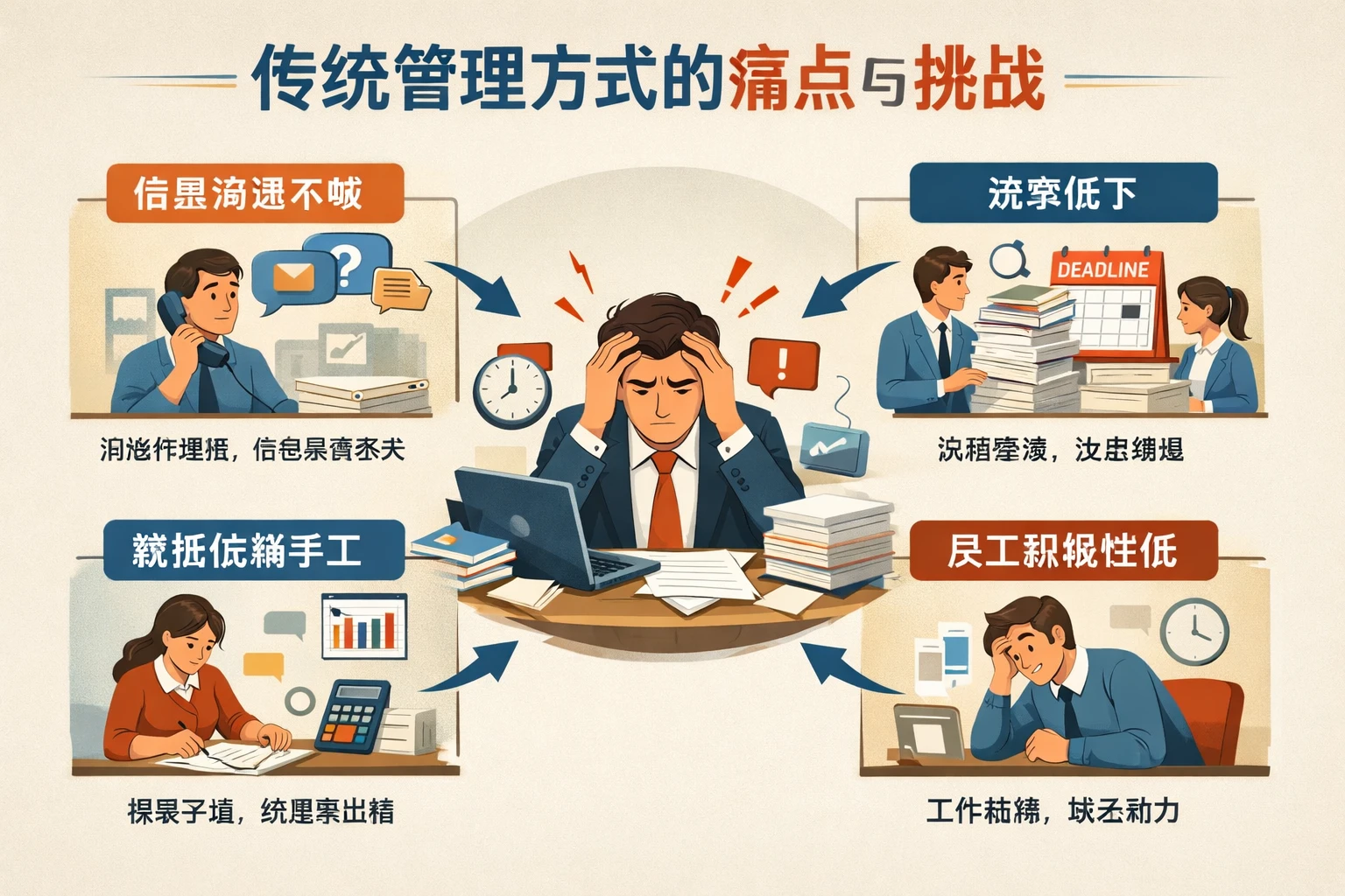 传统管理方式的痛点与挑战