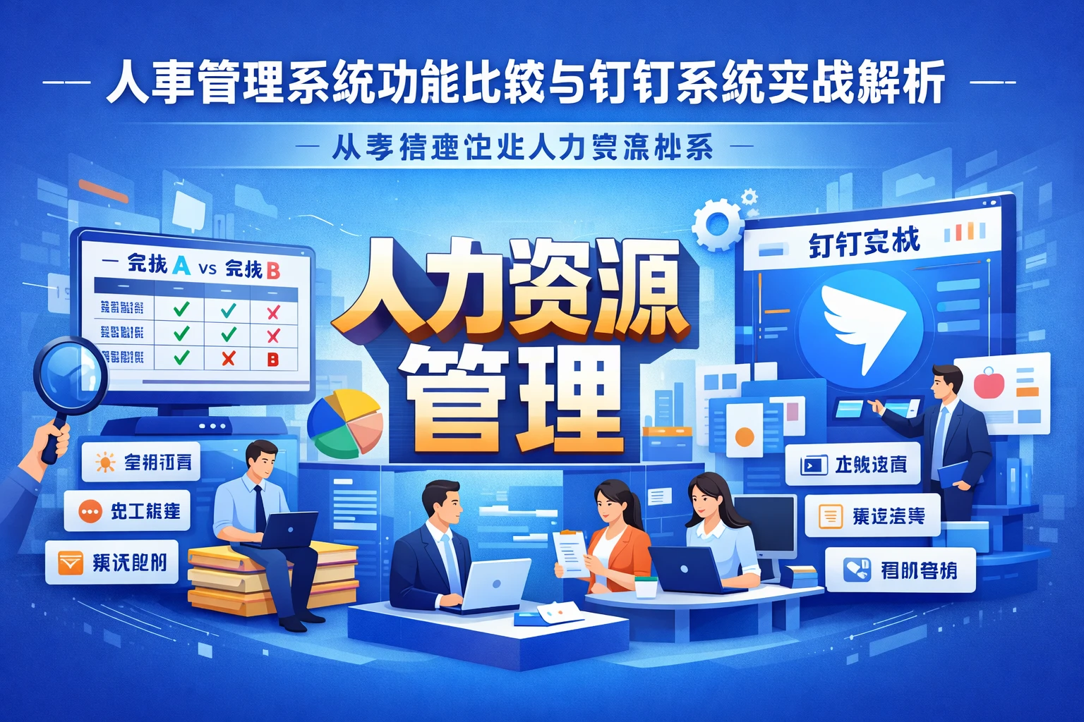 人事管理系统功能比较与钉钉系统实战解析：从零搭建企业人力资源体系