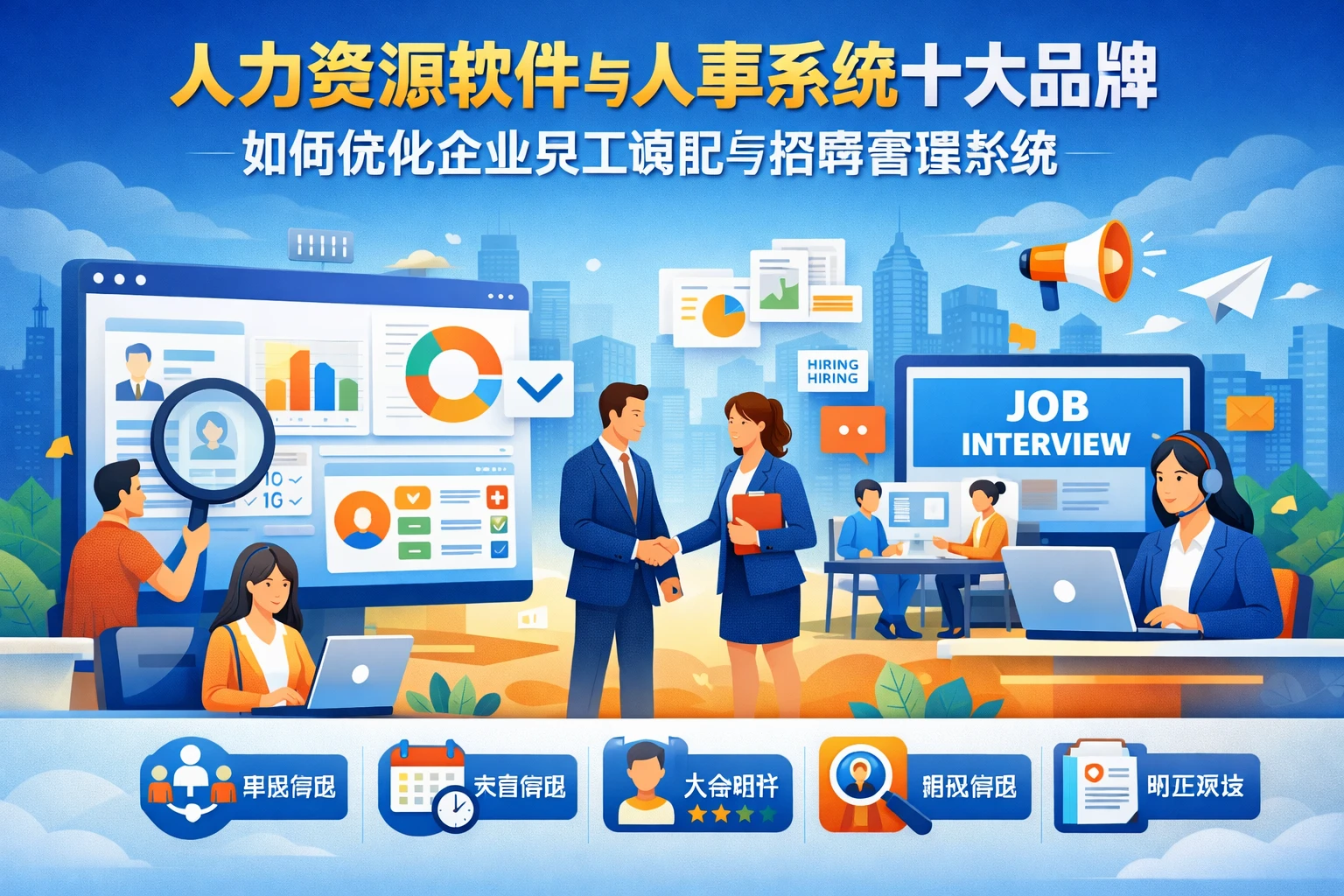 人力资源软件与人事系统十大品牌如何优化企业员工调配与招聘管理系统