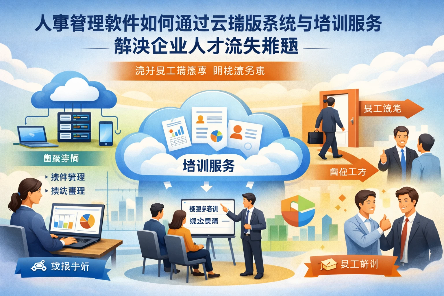 人事管理软件如何通过云端版系统与培训服务解决企业人才流失难题