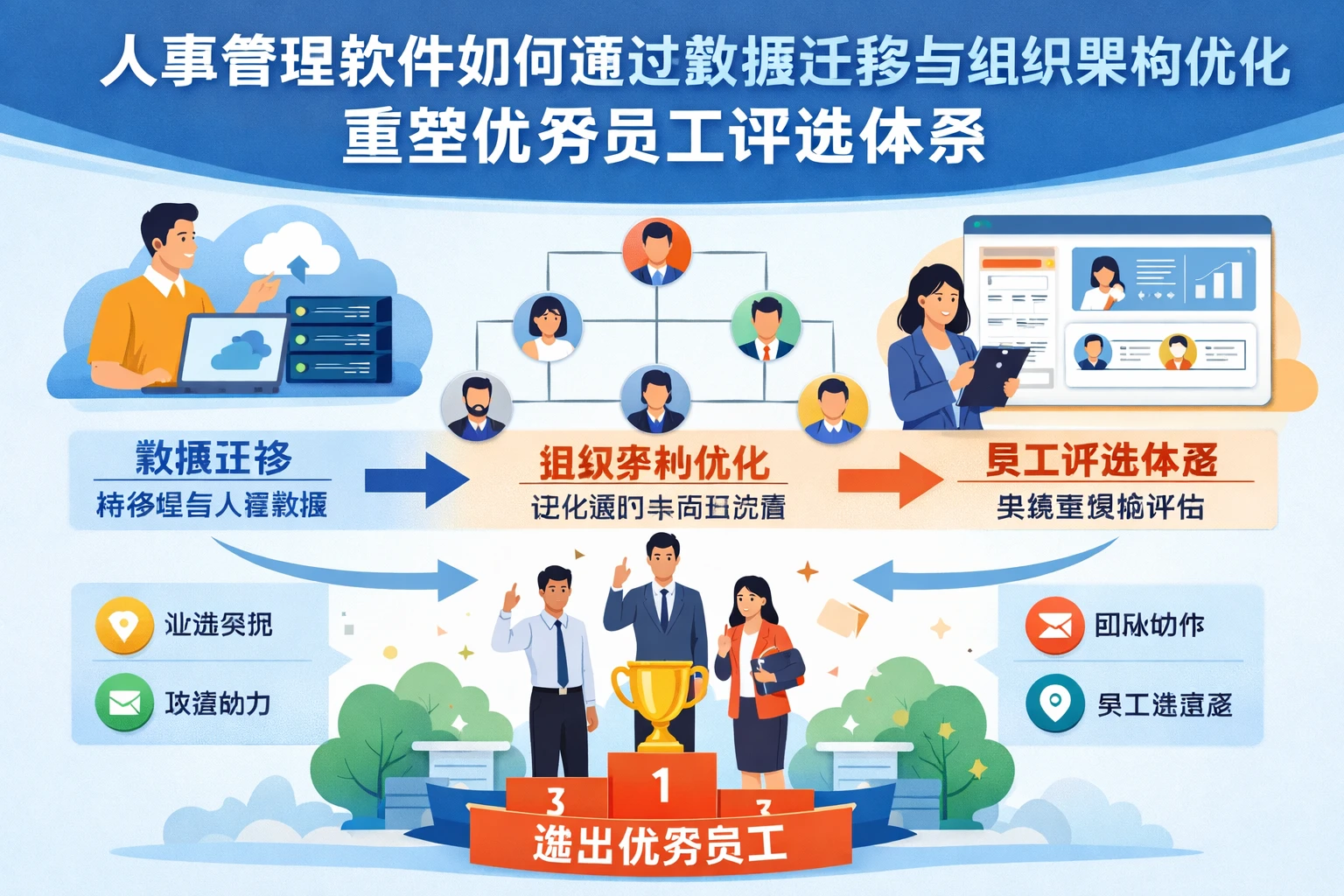 人事管理软件如何通过数据迁移与组织架构优化重塑优秀员工评选体系
