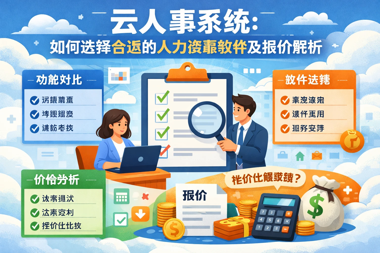 云人事系统:如何选择合适的人力资源软件及报价解析