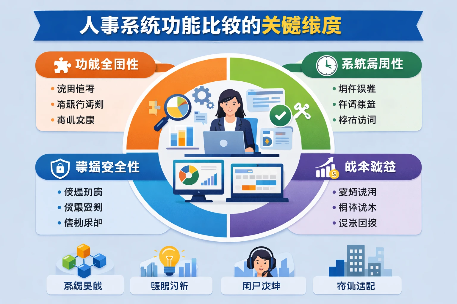 人事系统功能比较的关键维度