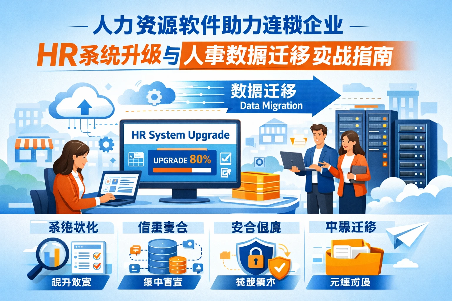 人力资源软件助力连锁企业HR系统升级与人事数据迁移实战指南