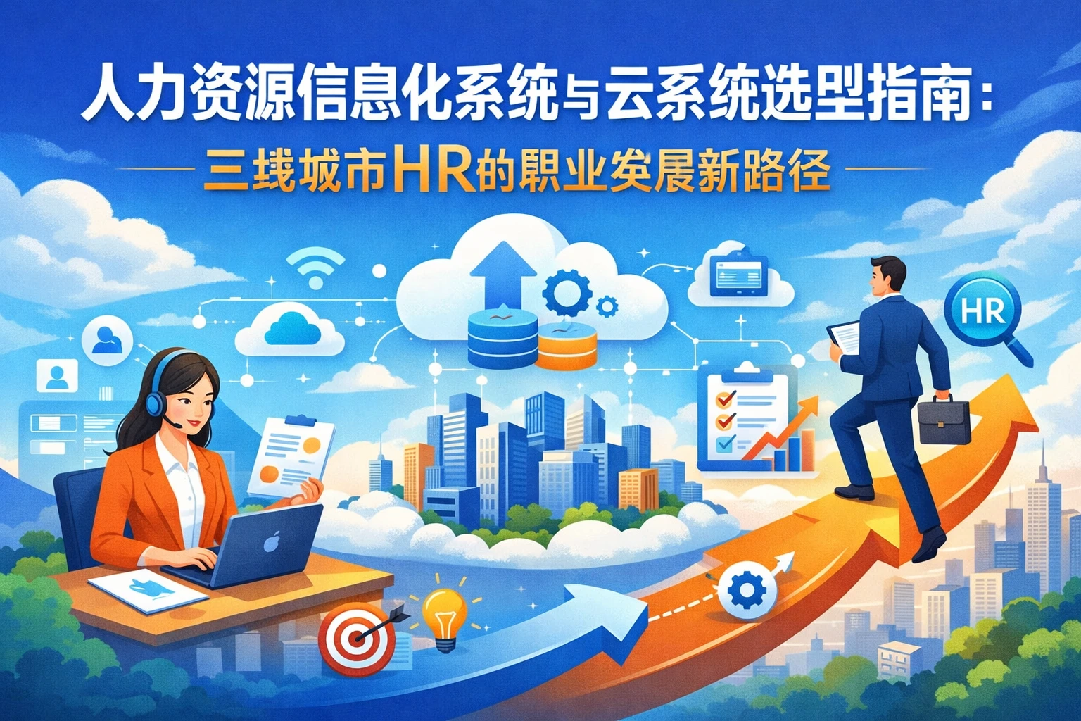 人力资源信息化系统与云系统选型指南：三线城市HR的职业发展新路径