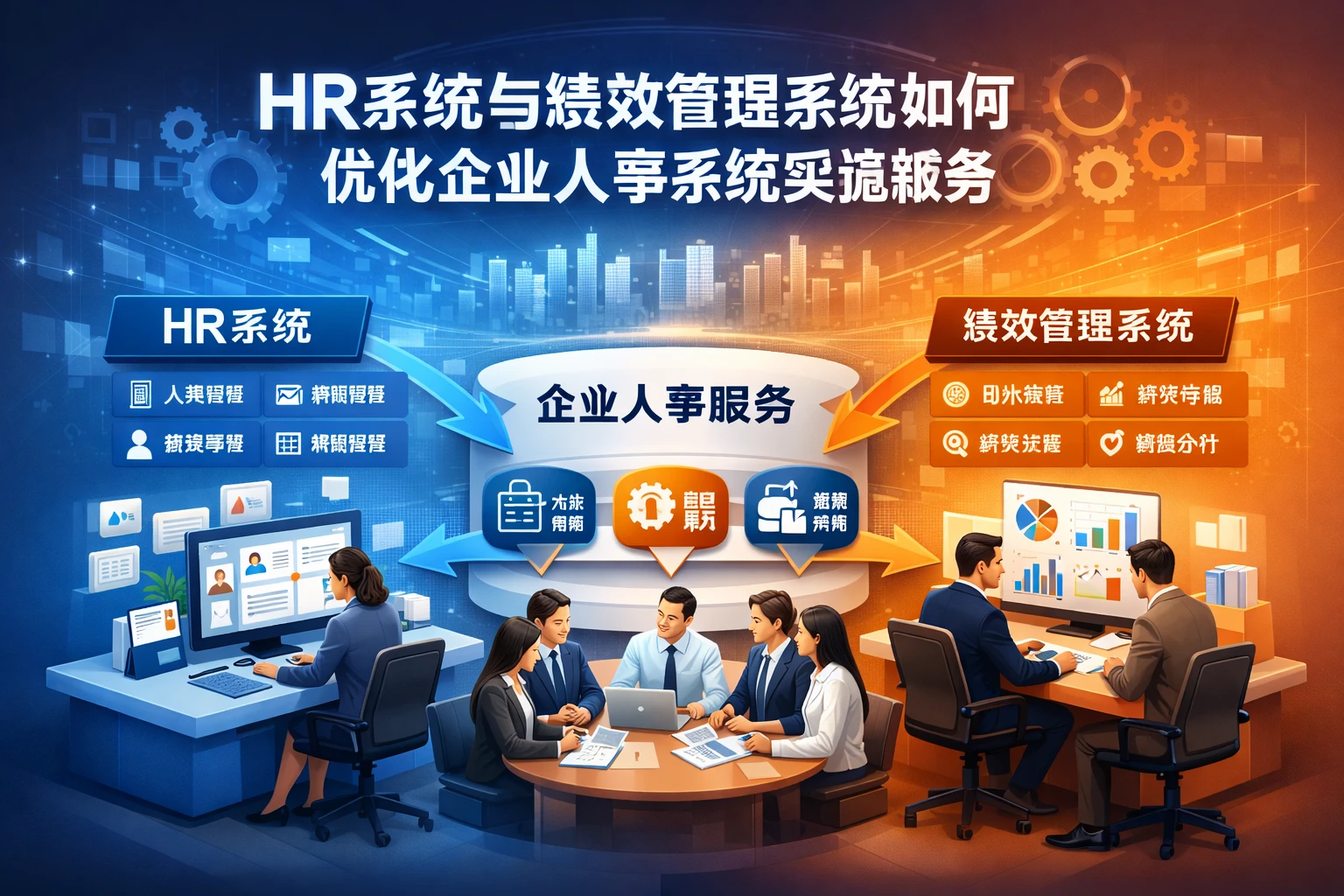 HR系统与绩效管理系统如何优化企业人事系统实施服务