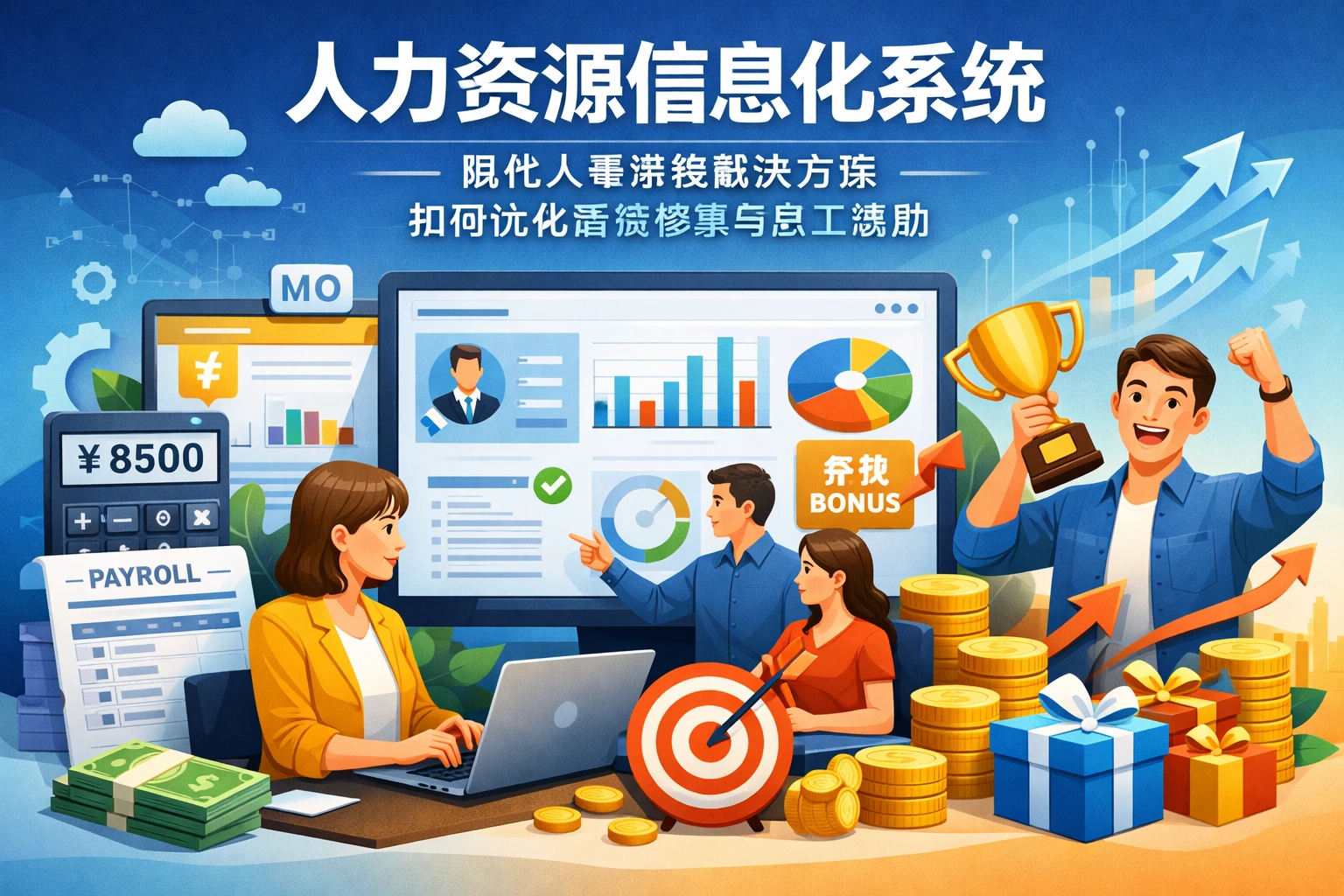 人力资源信息化系统:现代人事系统解决方案如何优化薪资核算与员工激励