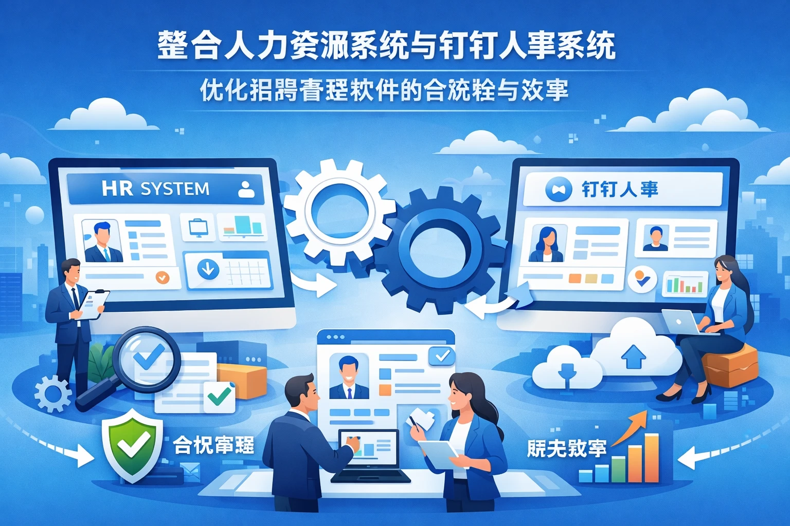 整合人力资源系统与钉钉人事系统：优化招聘管理软件的合规性与效率