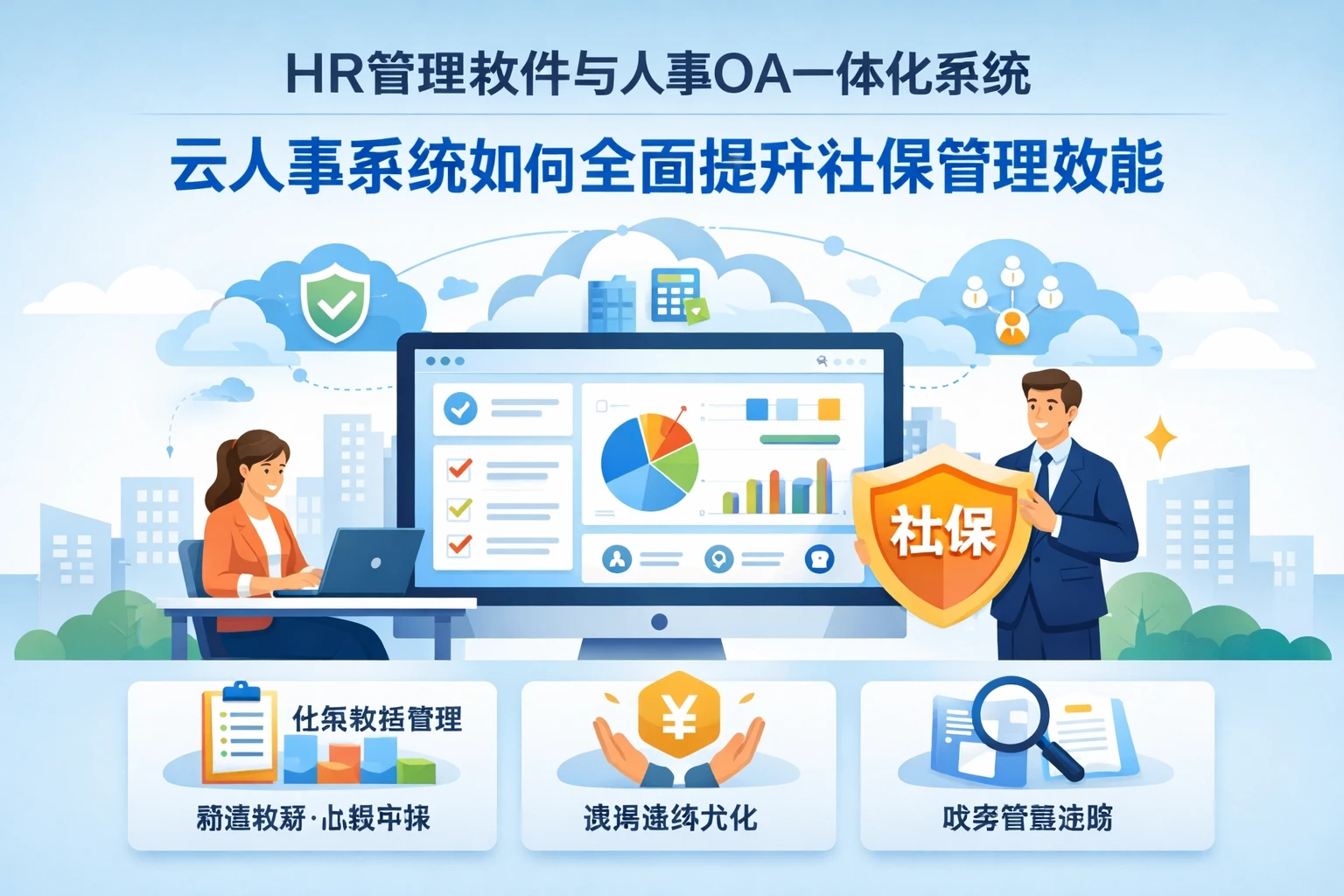 HR管理软件与人事OA一体化系统：云人事系统如何全面提升社保管理效能