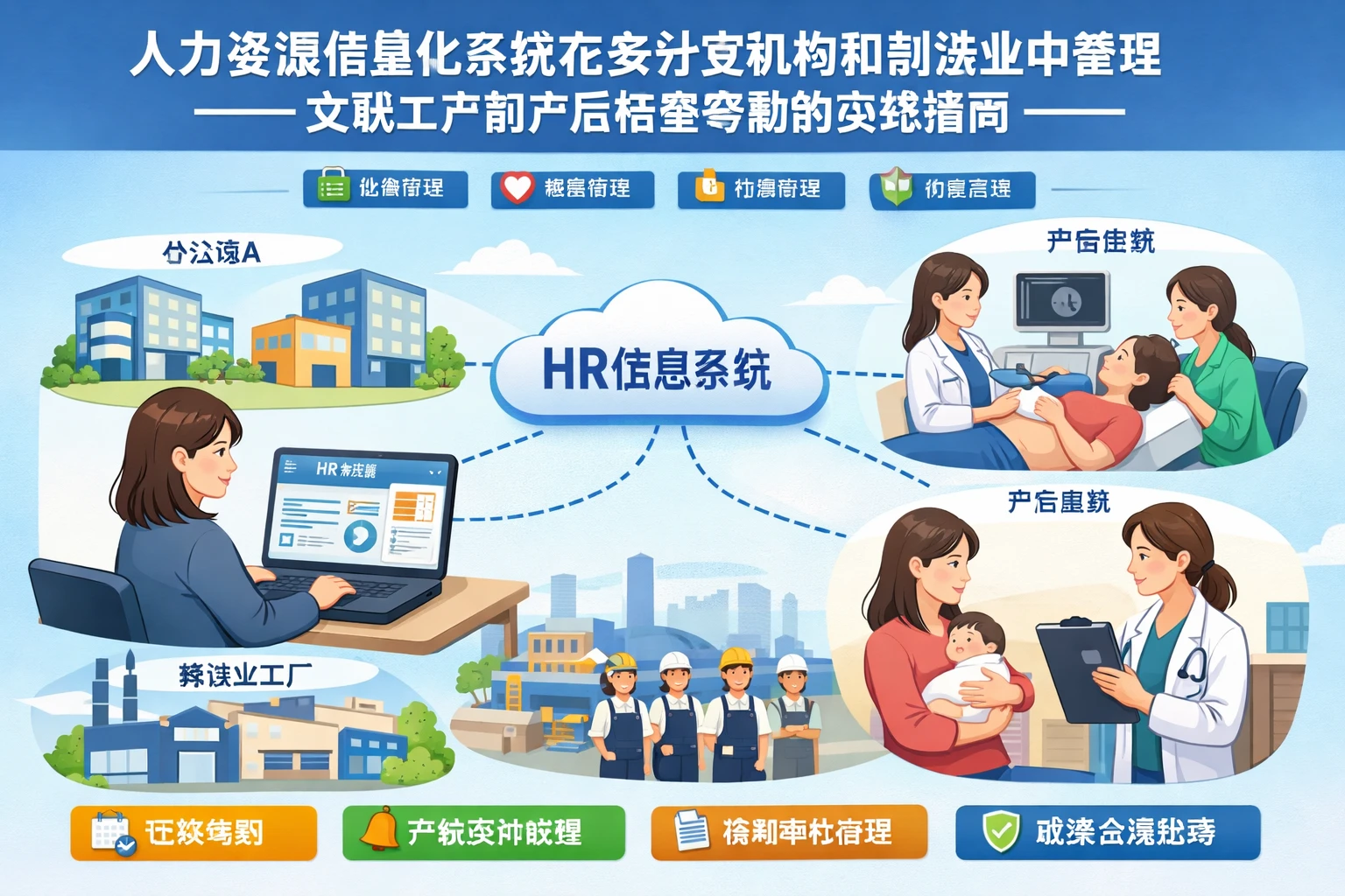 人力资源信息化系统在多分支机构和制造业中管理女职工产前产后检查考勤的实践指南