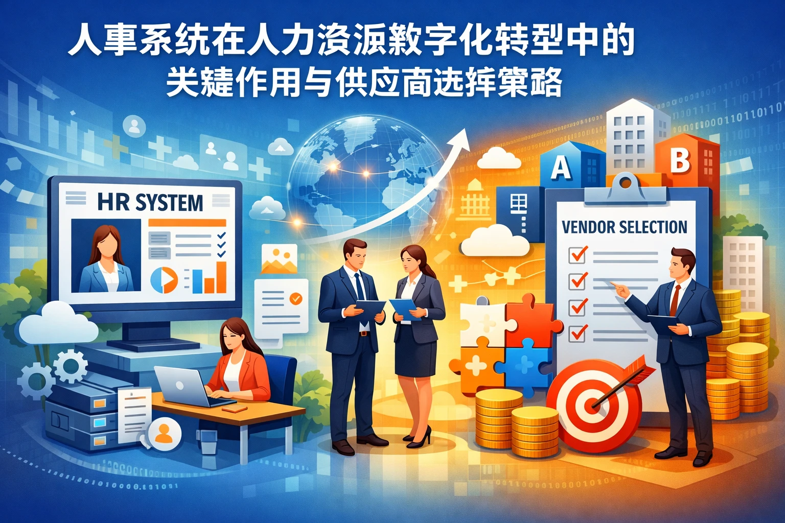 人事系统在人力资源数字化转型中的关键作用与供应商选择策略