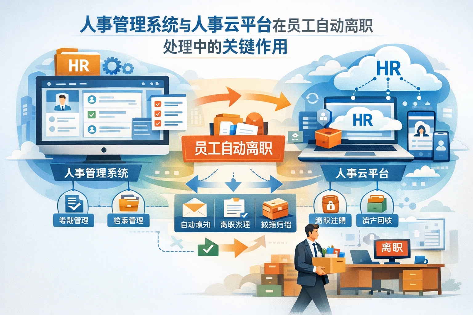 人事管理系统与人事云平台在员工自动离职处理中的关键作用