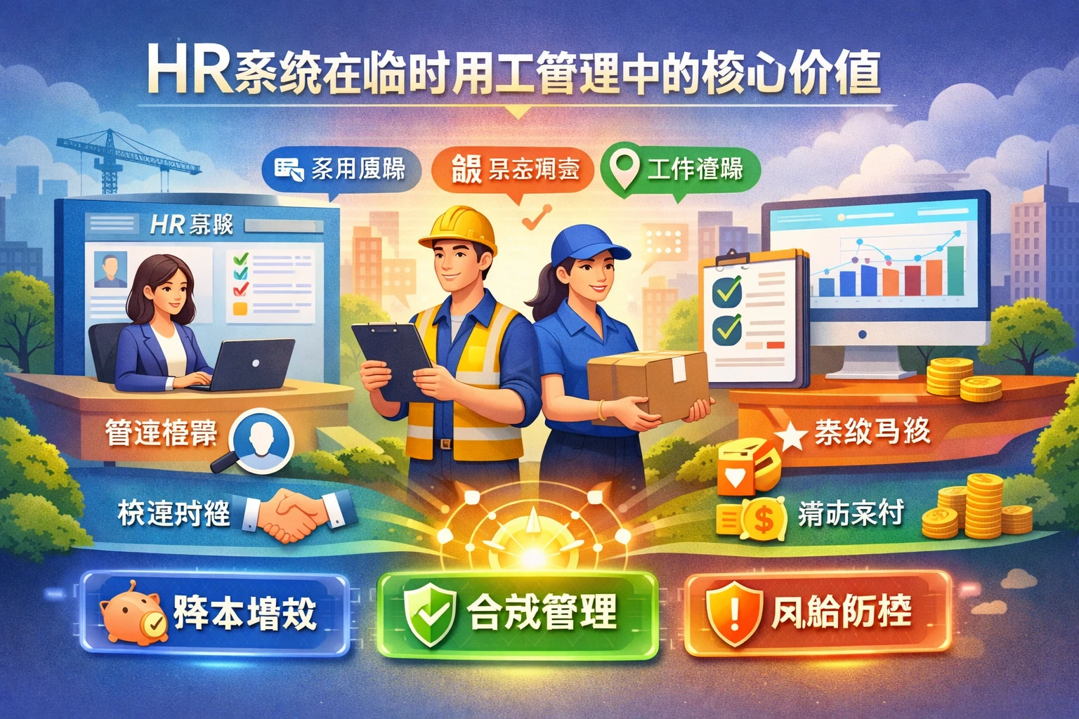 HR系统在临时用工管理中的核心价值