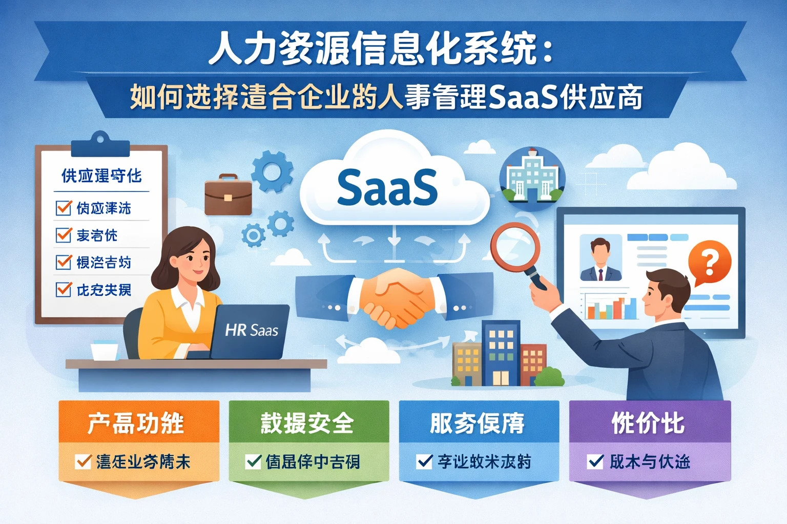 人力资源信息化系统：如何选择适合企业的人事管理SaaS供应商