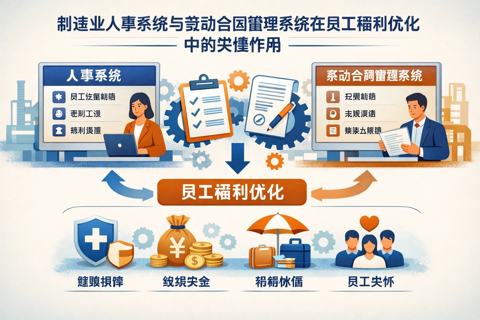 制造业人事系统与劳动合同管理系统在员工福利优化中的关键作用