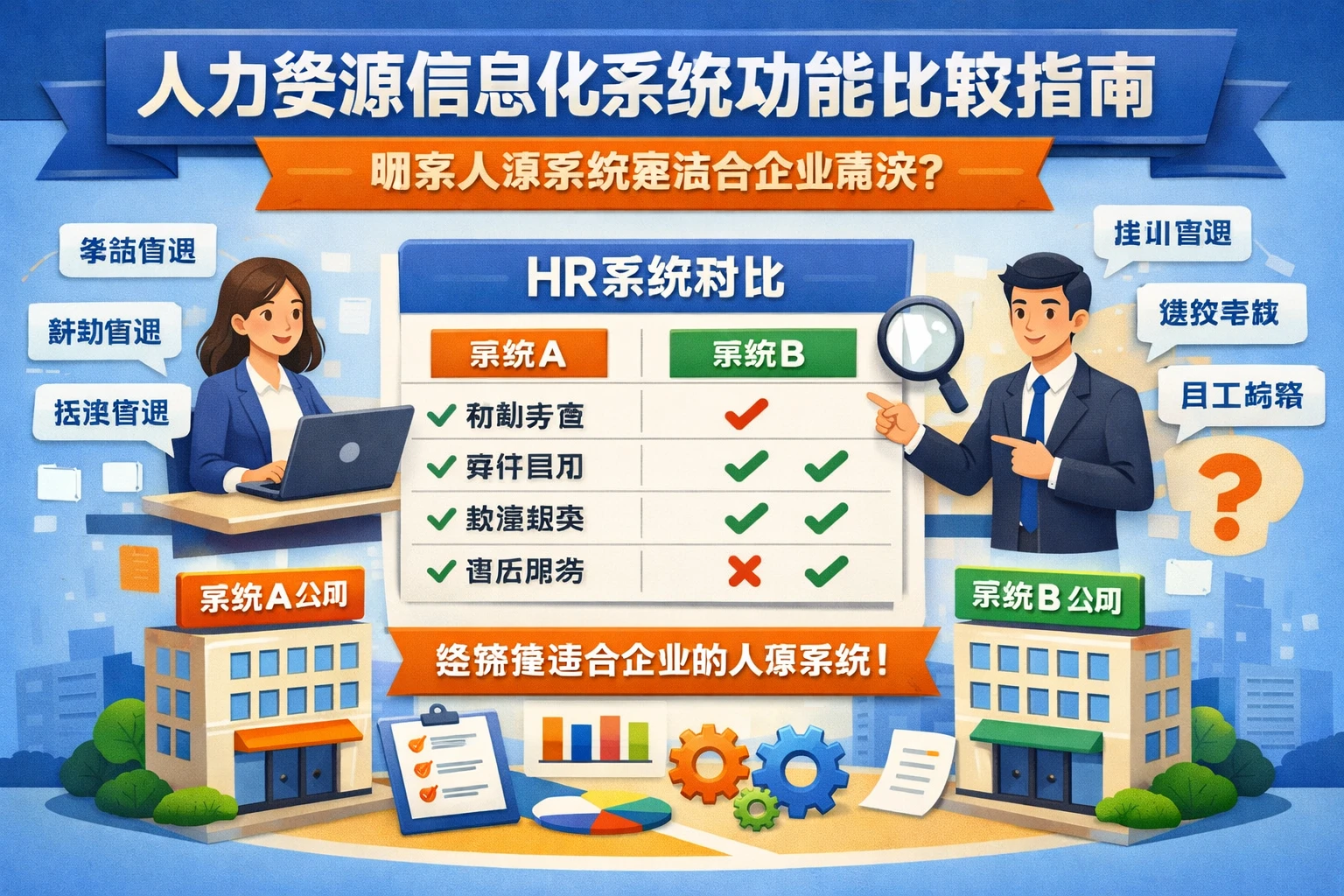 人力资源信息化系统功能比较指南:哪家人事系统更适合企业需求