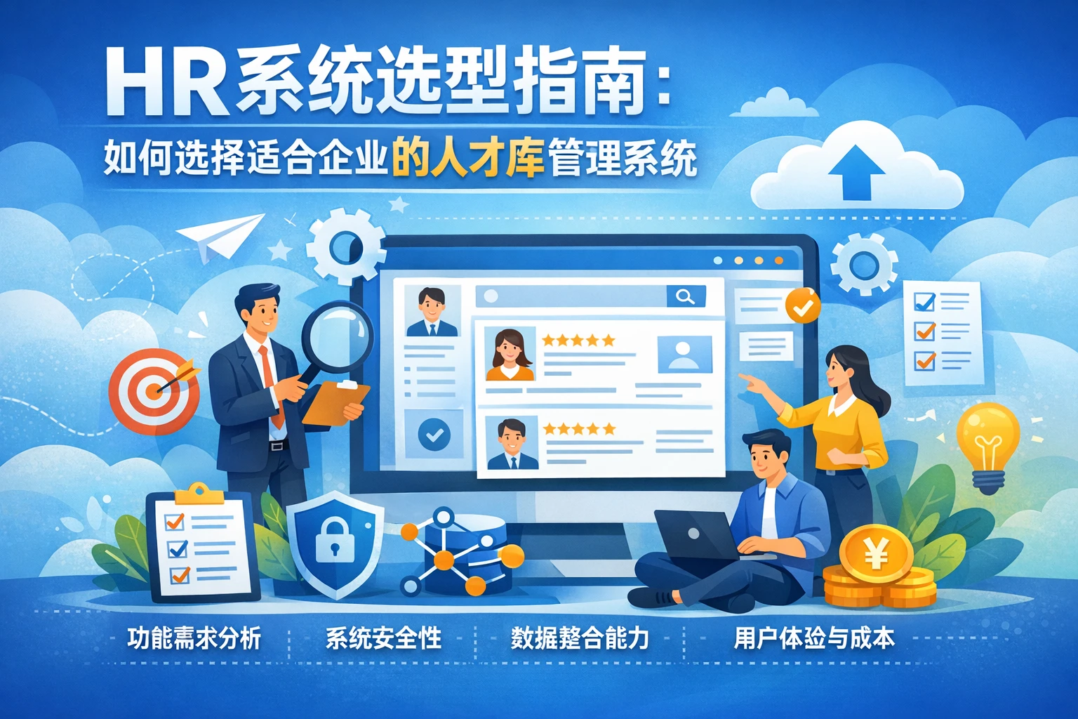 HR系统选型指南：如何选择适合企业的人才库管理系统