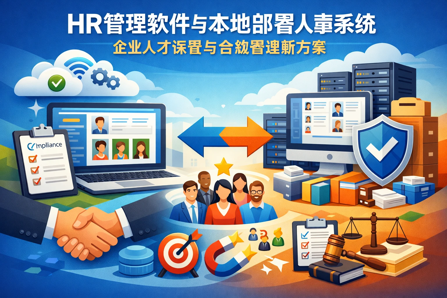 HR管理软件与本地部署人事系统：企业人才保留与合规管理新方案