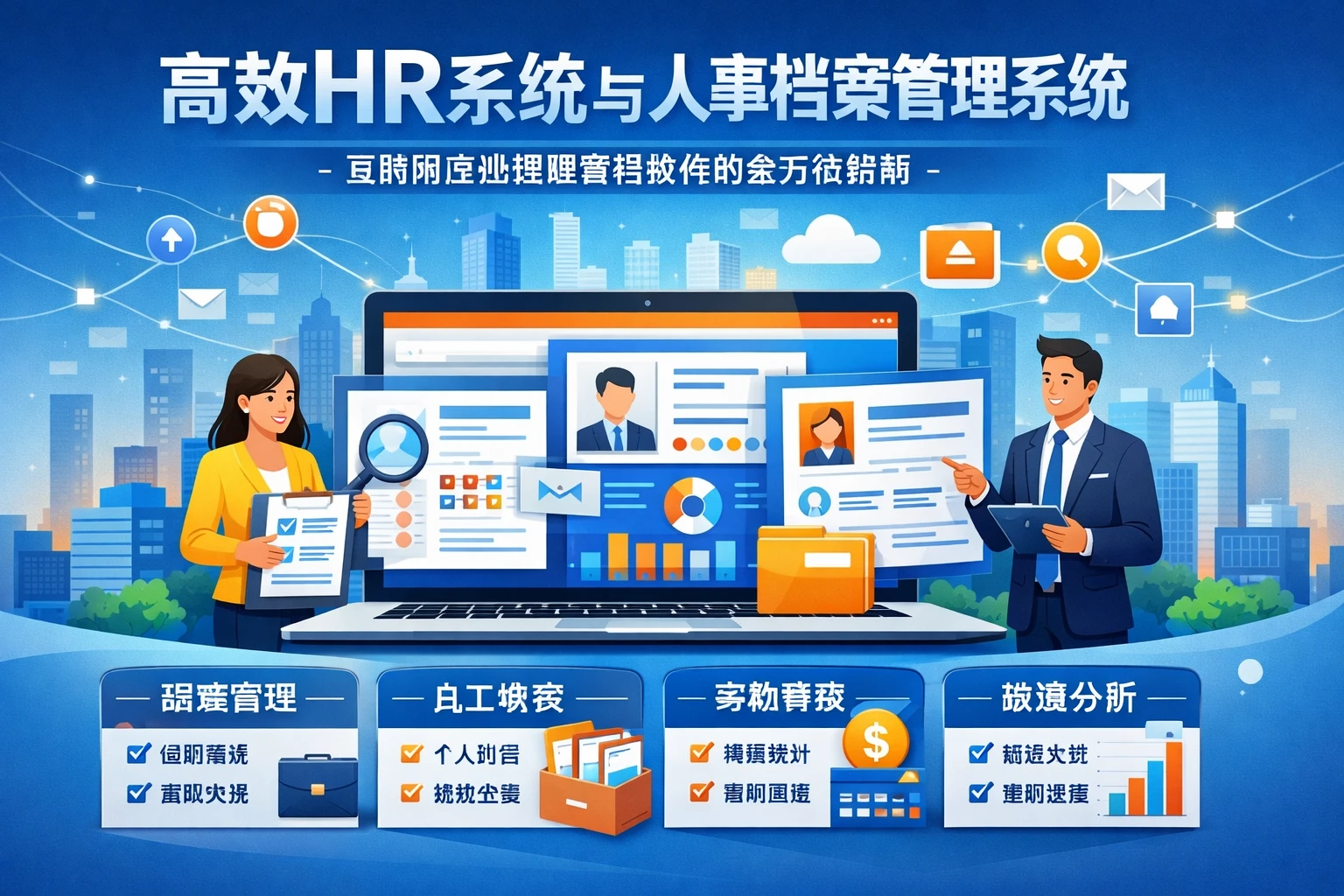 高效HR系统与人事档案管理系统:互联网企业招聘管理软件的全方位指南