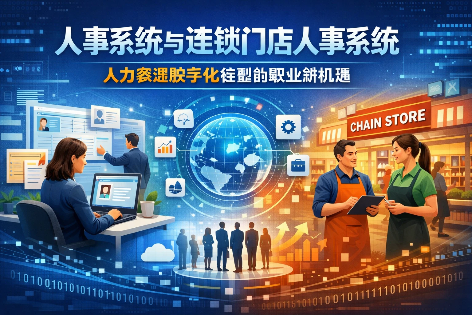 人事系统与连锁门店人事系统：人力资源数字化转型的职业新机遇