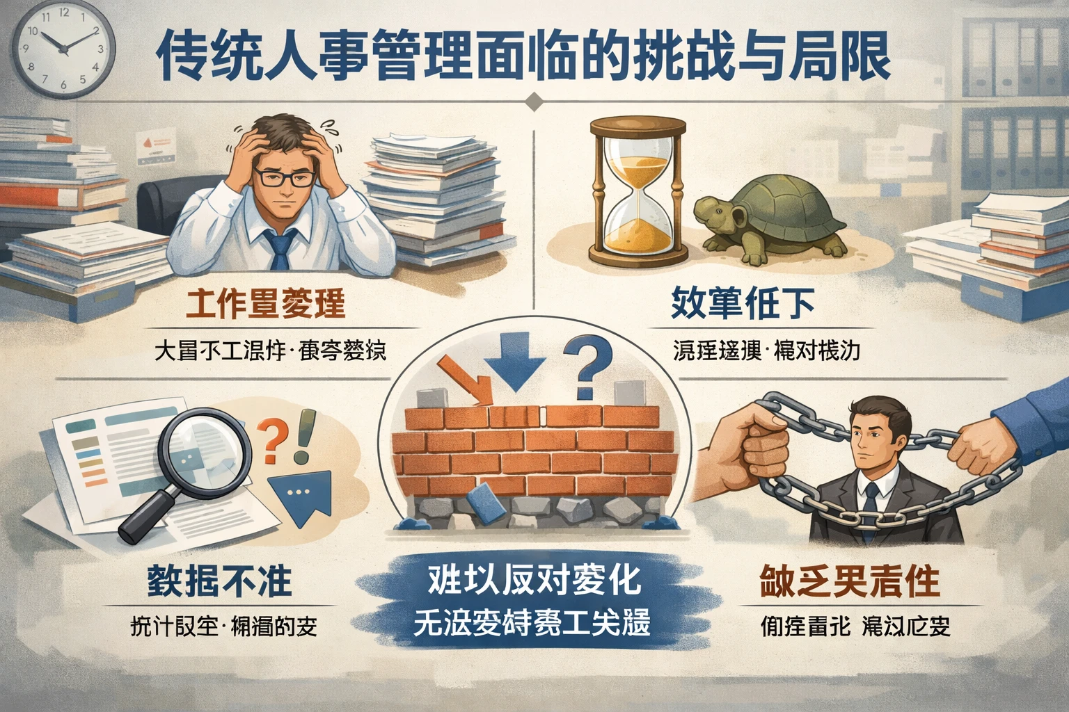 传统人事管理面临的挑战与局限