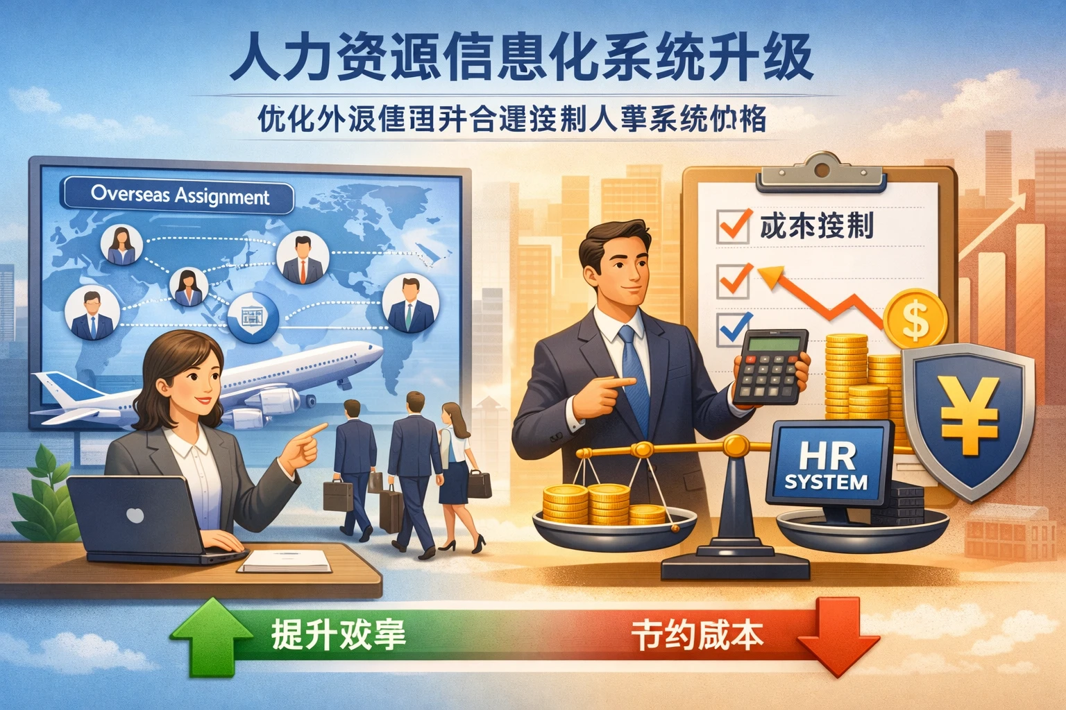 人力资源信息化系统升级:优化外派管理并合理控制人事系统价格