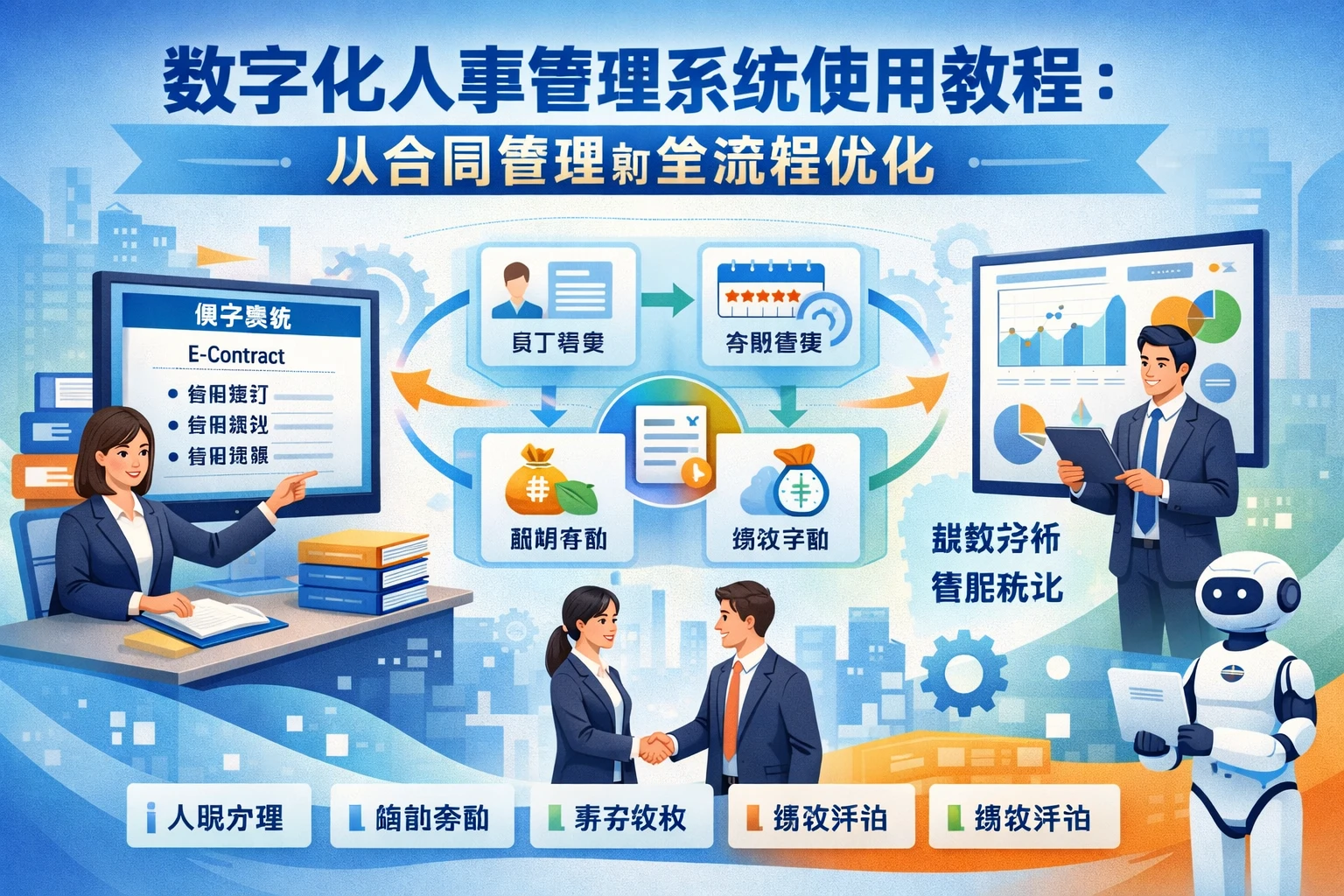 数字化人事管理系统使用教程：从合同管理到全流程优化