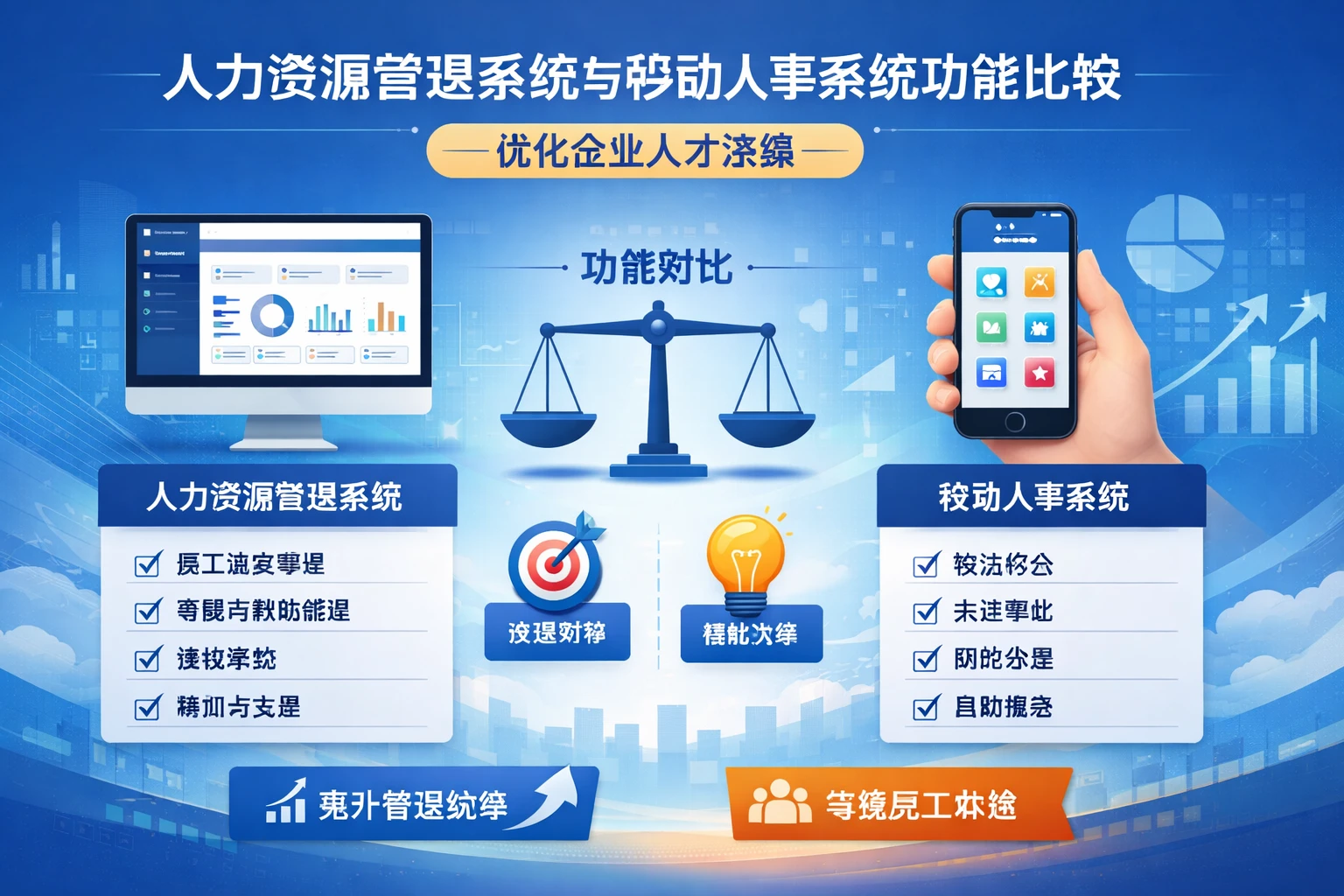 人力资源管理系统与移动人事系统功能比较:优化企业人才决策