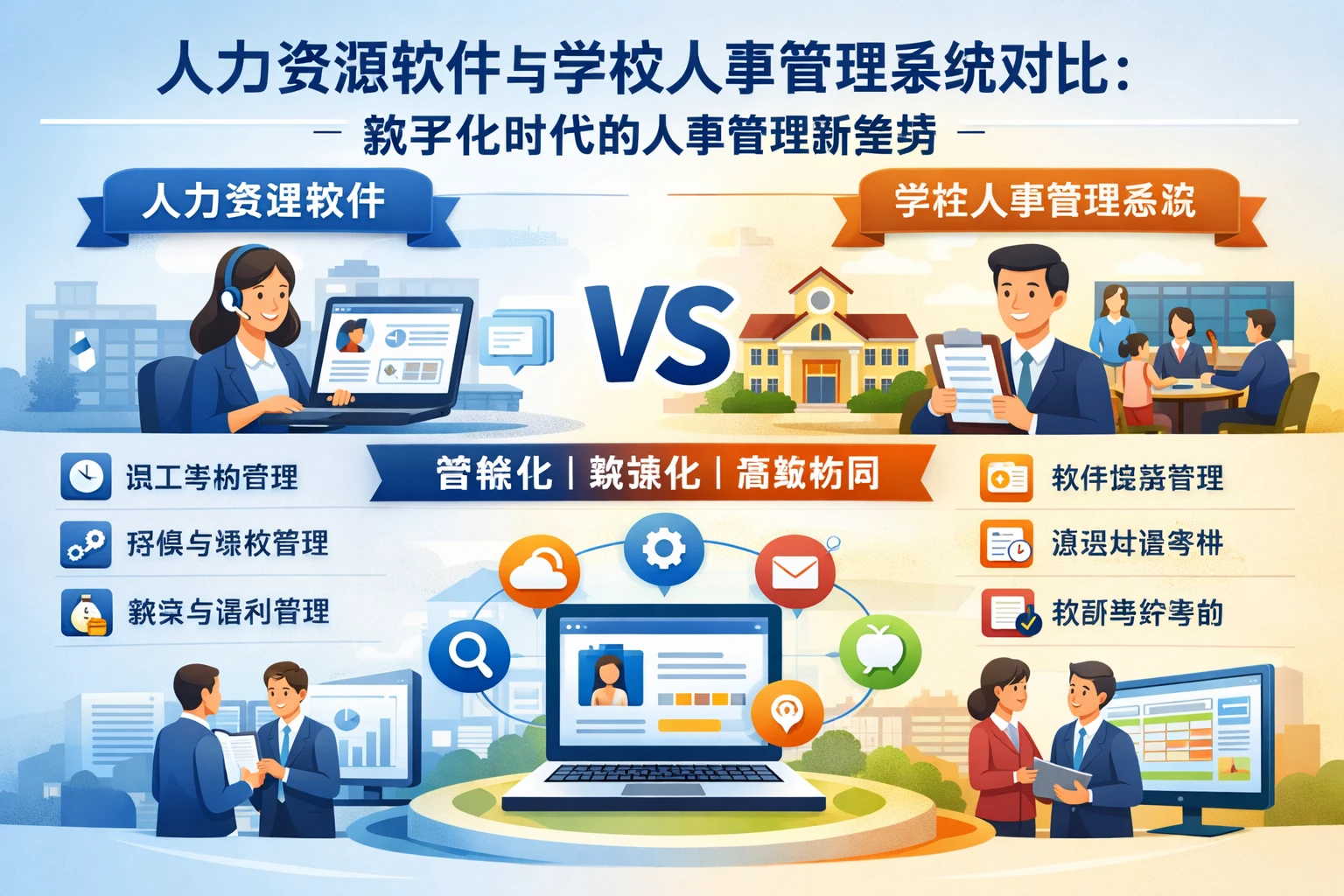 人力资源软件与学校人事管理系统对比：数字化时代的人事管理新趋势