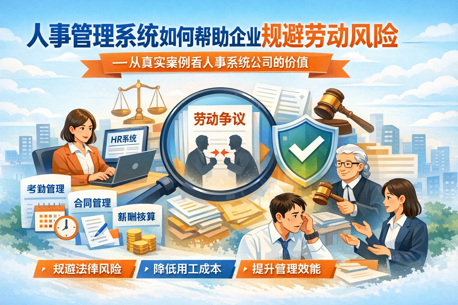 人事管理系统如何帮助企业规避劳动风险——从真实案例看人事系统公司的价值