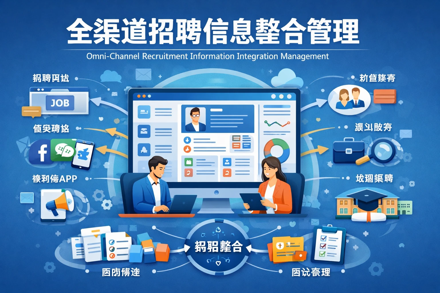 全渠道招聘信息整合管理